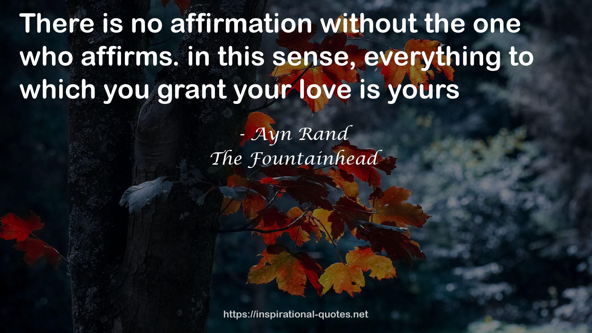 The Fountainhead QUOTES