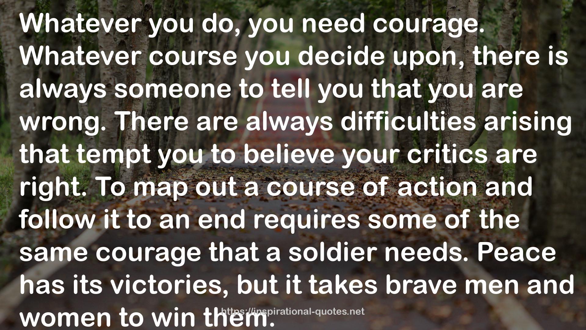 brave men  QUOTES