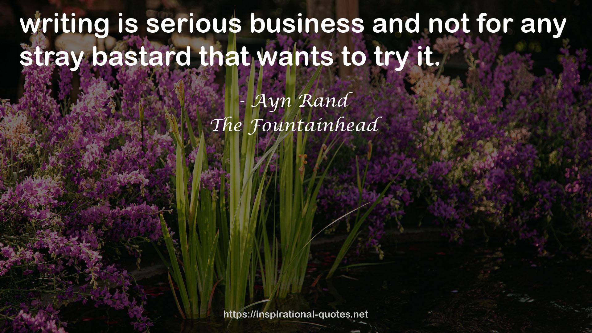 The Fountainhead QUOTES