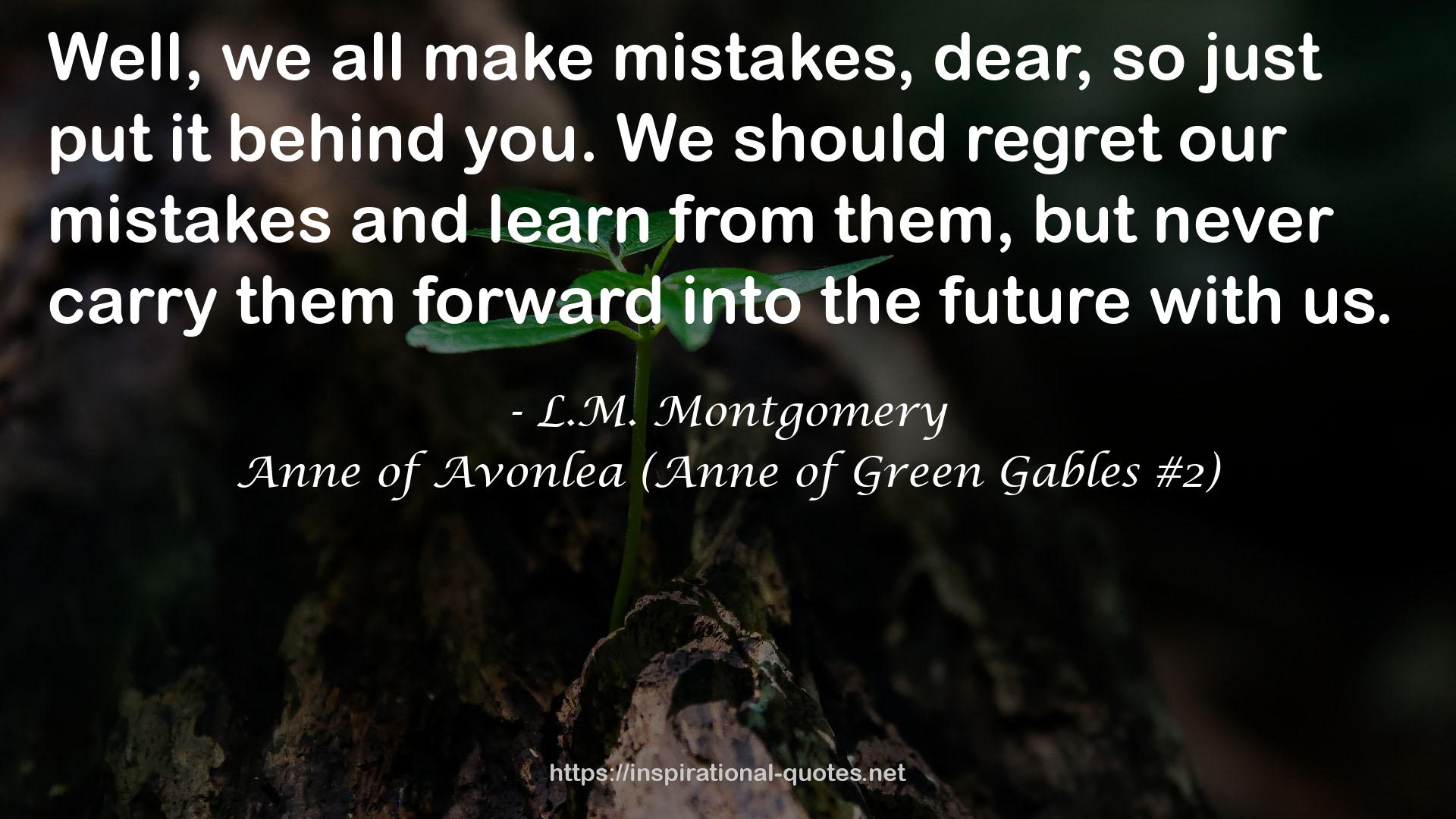 Anne of Avonlea (Anne of Green Gables #2) QUOTES