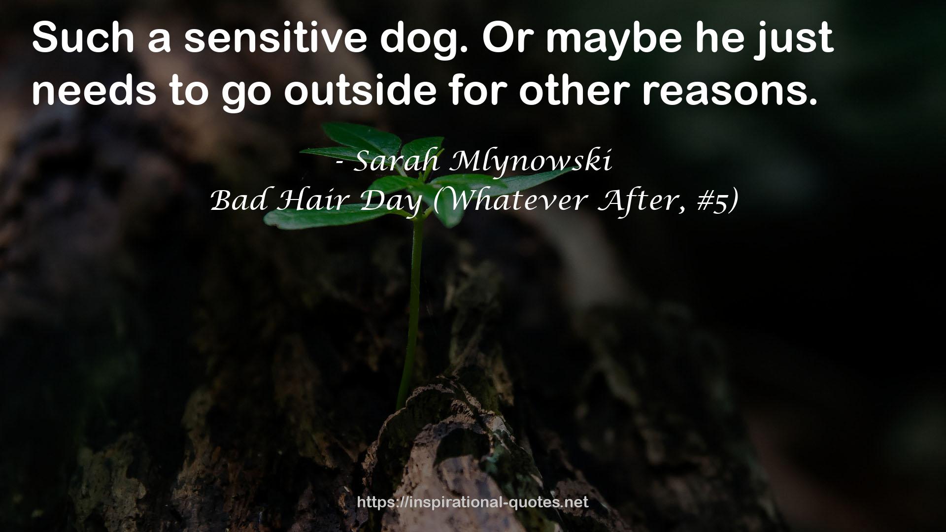 Bad Hair Day (Whatever After, #5) QUOTES