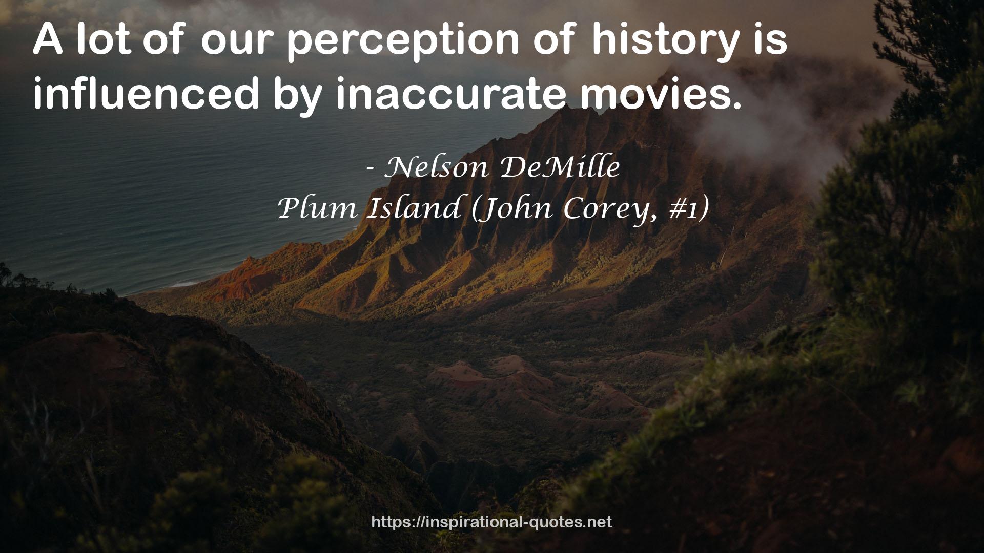 Plum Island (John Corey, #1) QUOTES