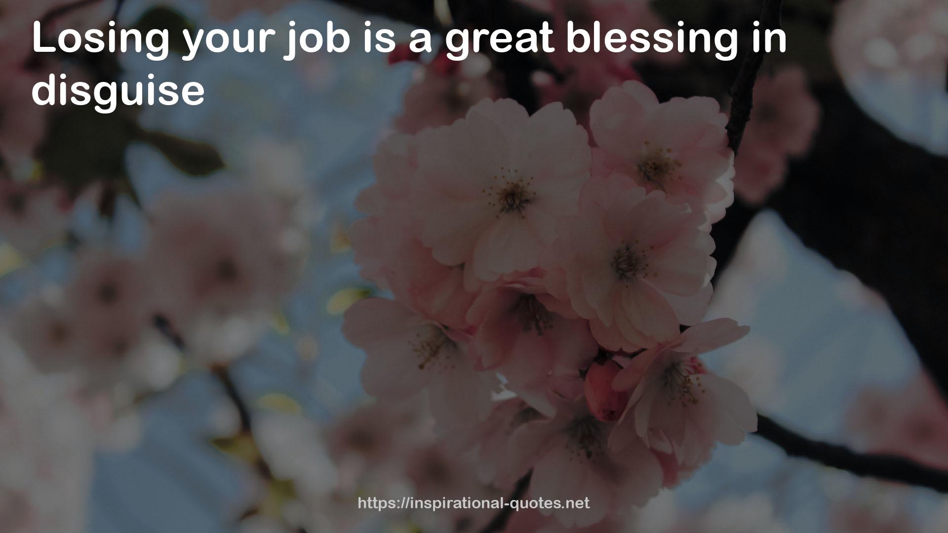 a great blessing  QUOTES