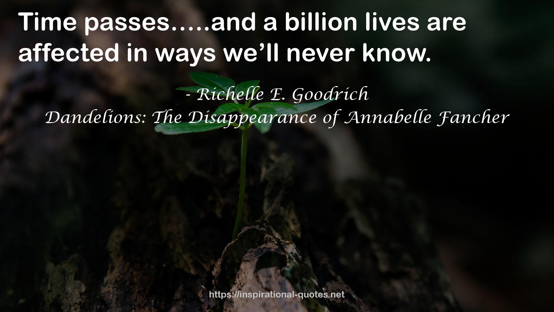 a billion lives  QUOTES