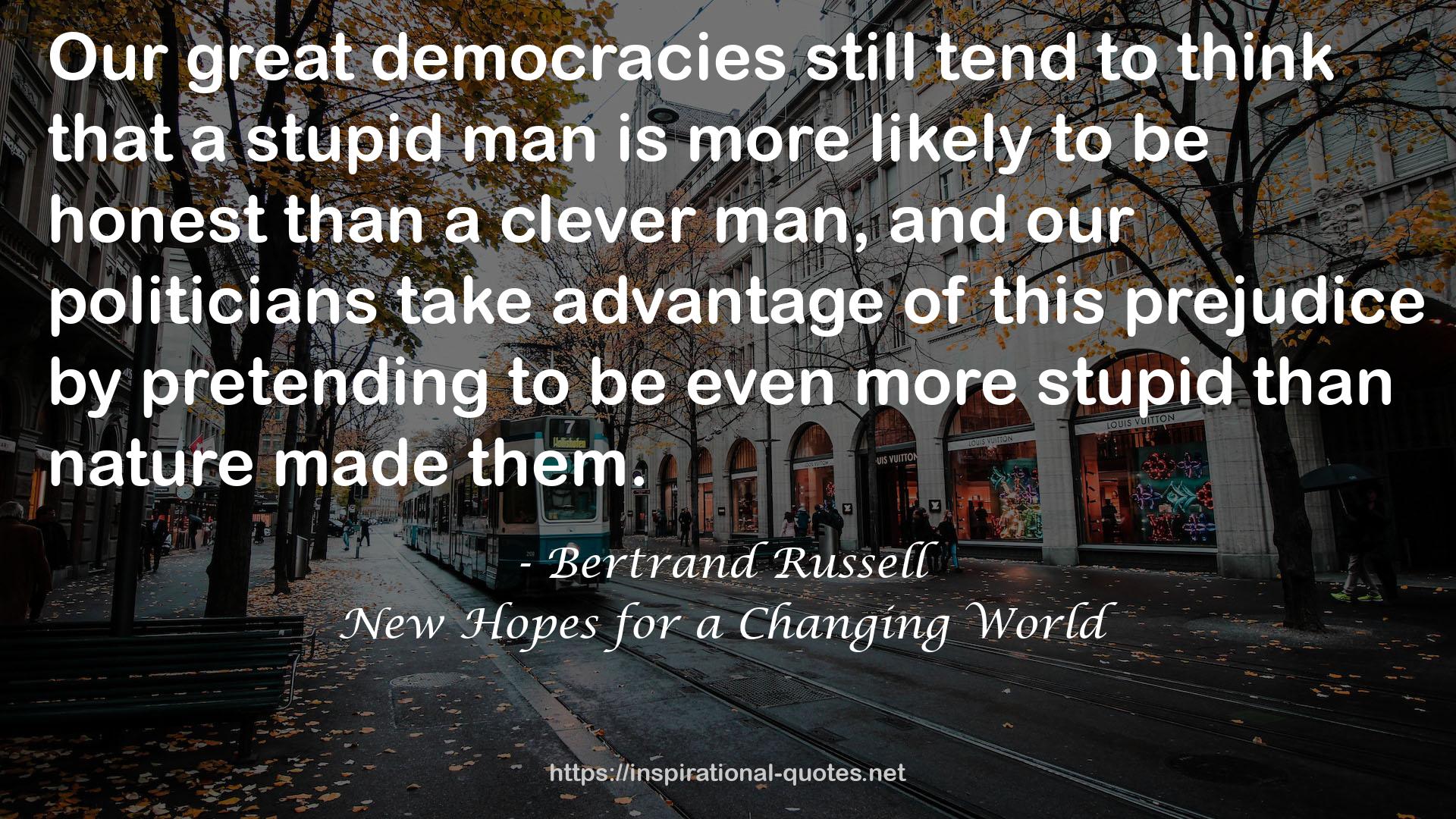New Hopes for a Changing World QUOTES