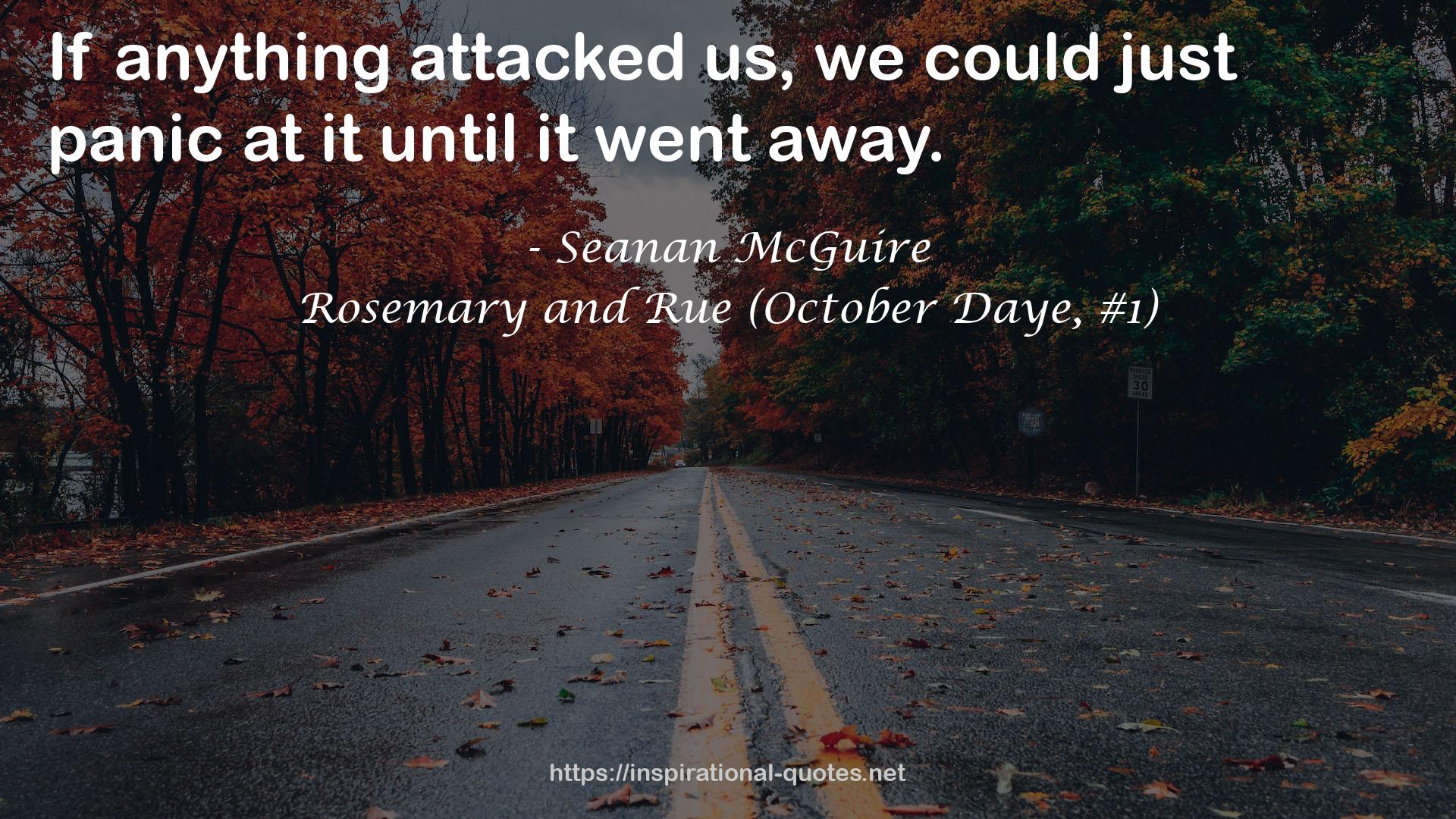 Rosemary and Rue (October Daye, #1) QUOTES