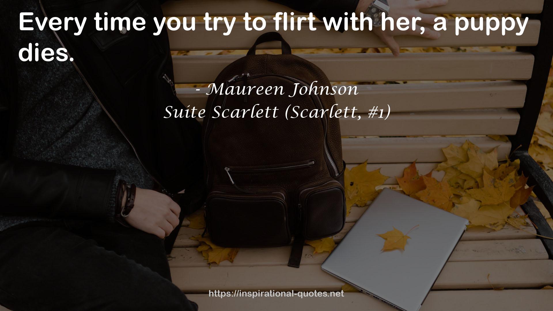 Suite Scarlett (Scarlett, #1) QUOTES
