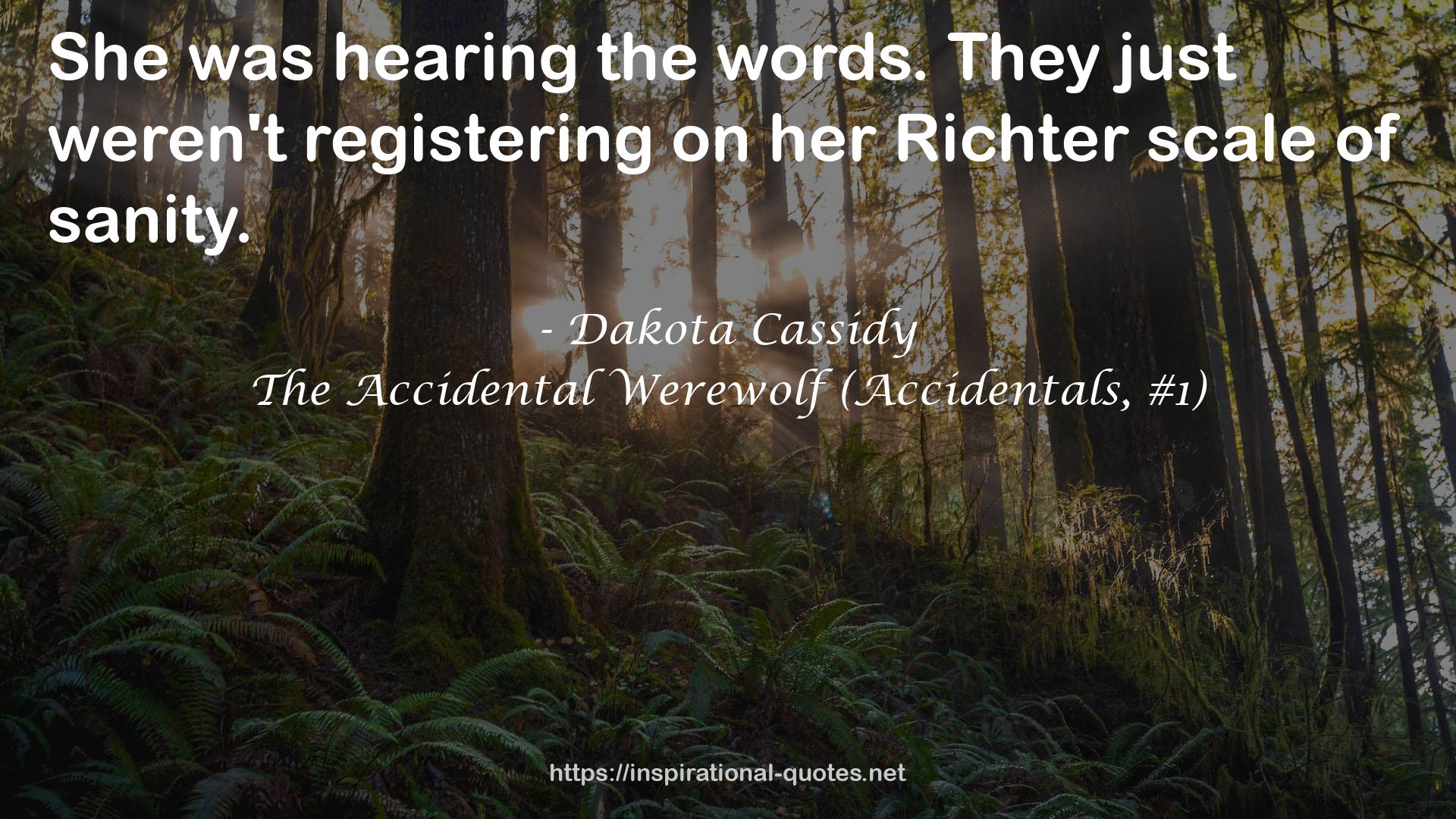 The Accidental Werewolf (Accidentals, #1) QUOTES