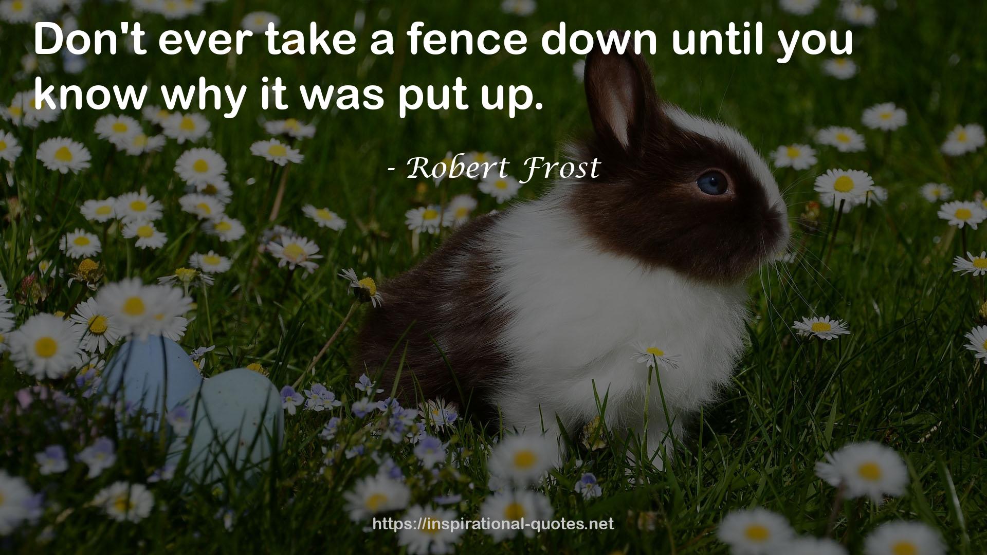 a fence  QUOTES