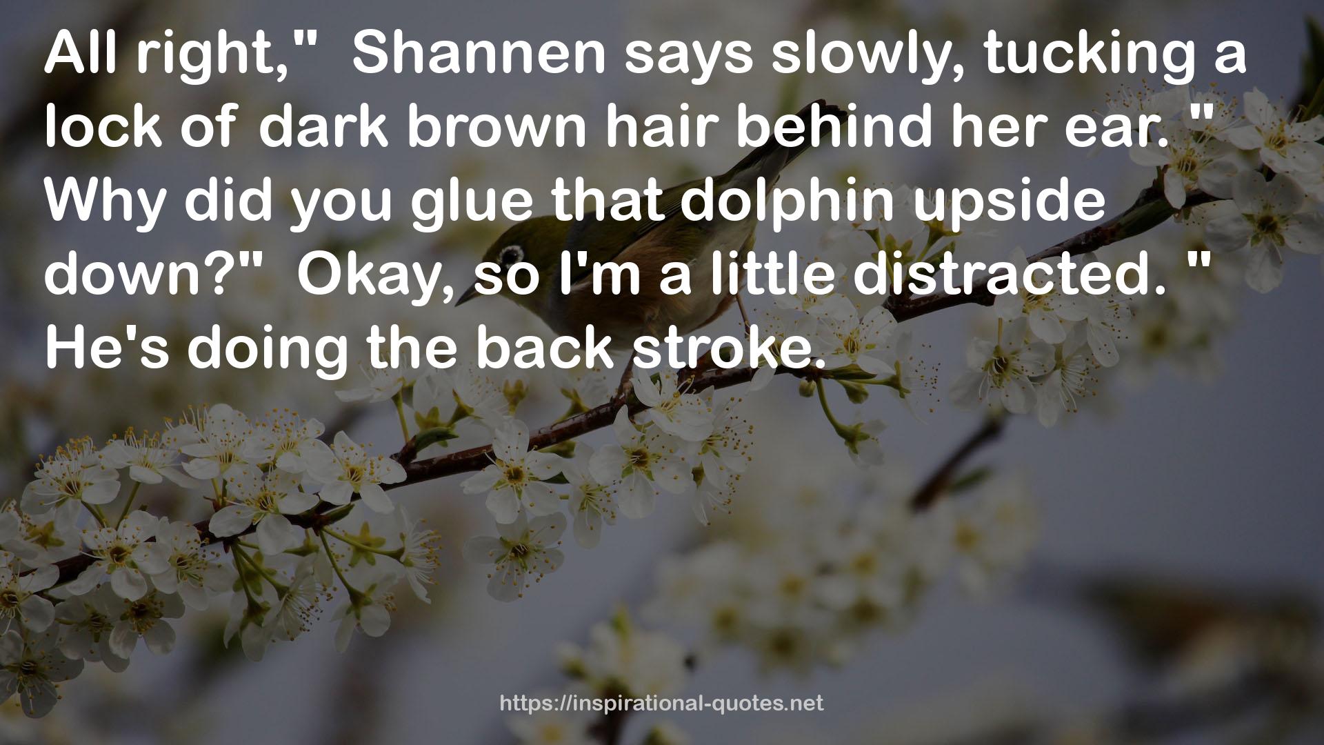 dark brown hair  QUOTES