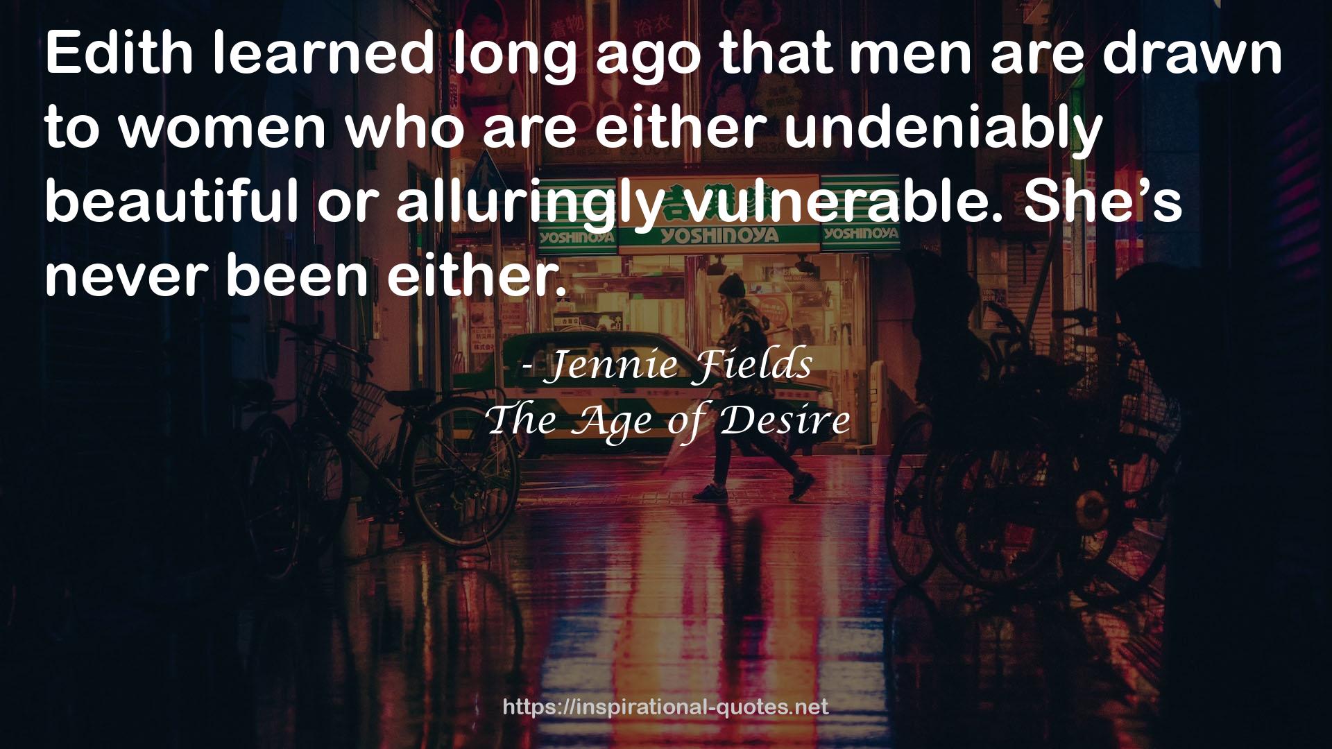 Jennie Fields QUOTES