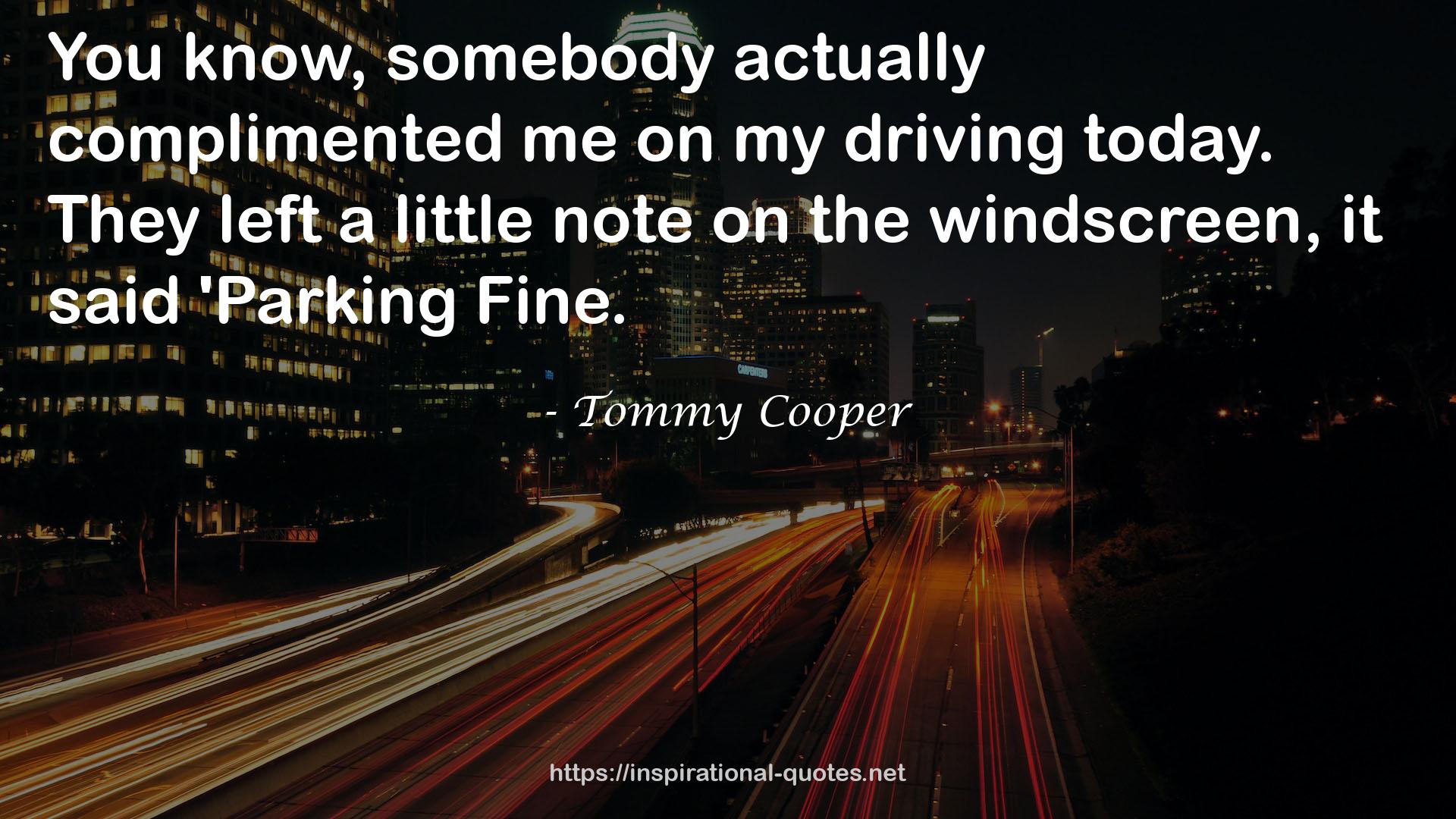 Tommy Cooper QUOTES
