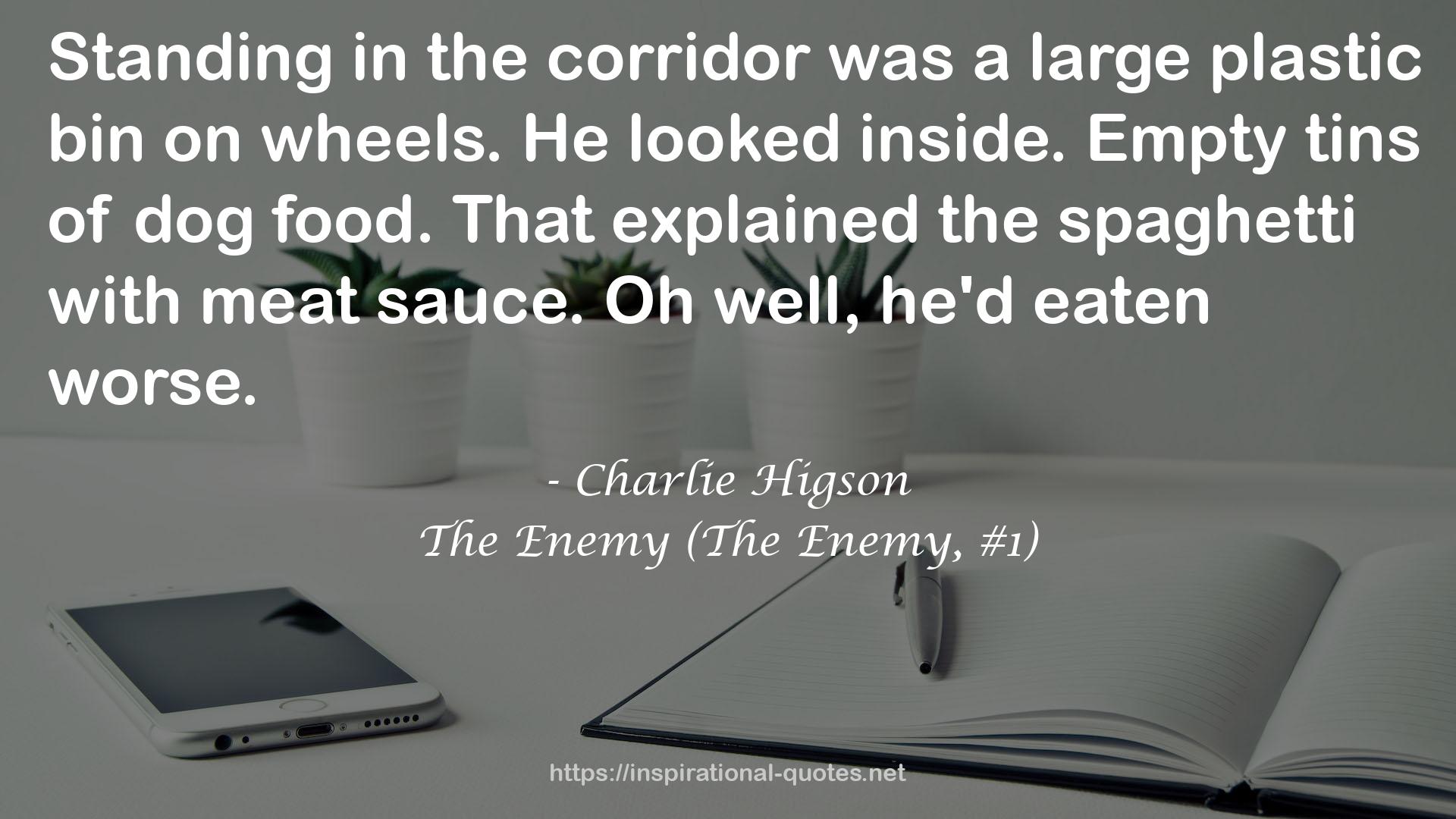 The Enemy (The Enemy, #1) QUOTES