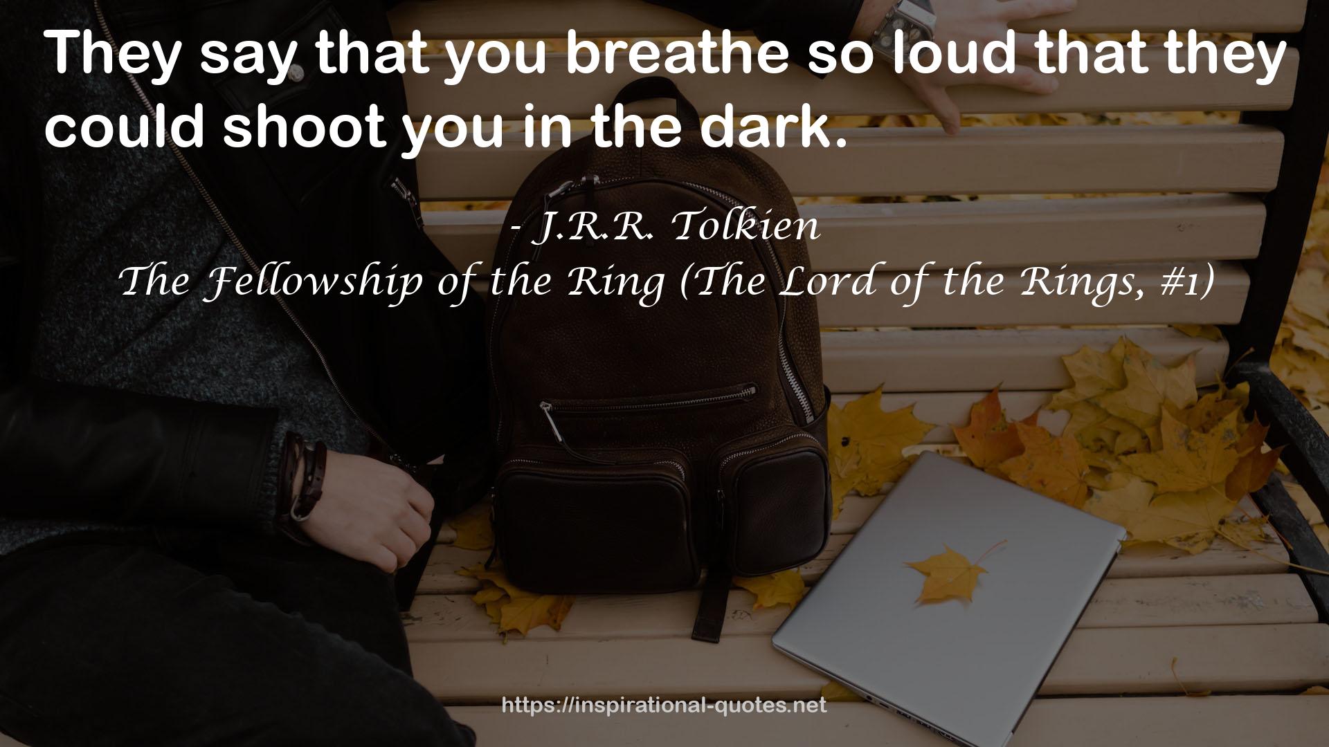 The Fellowship of the Ring (The Lord of the Rings, #1) QUOTES