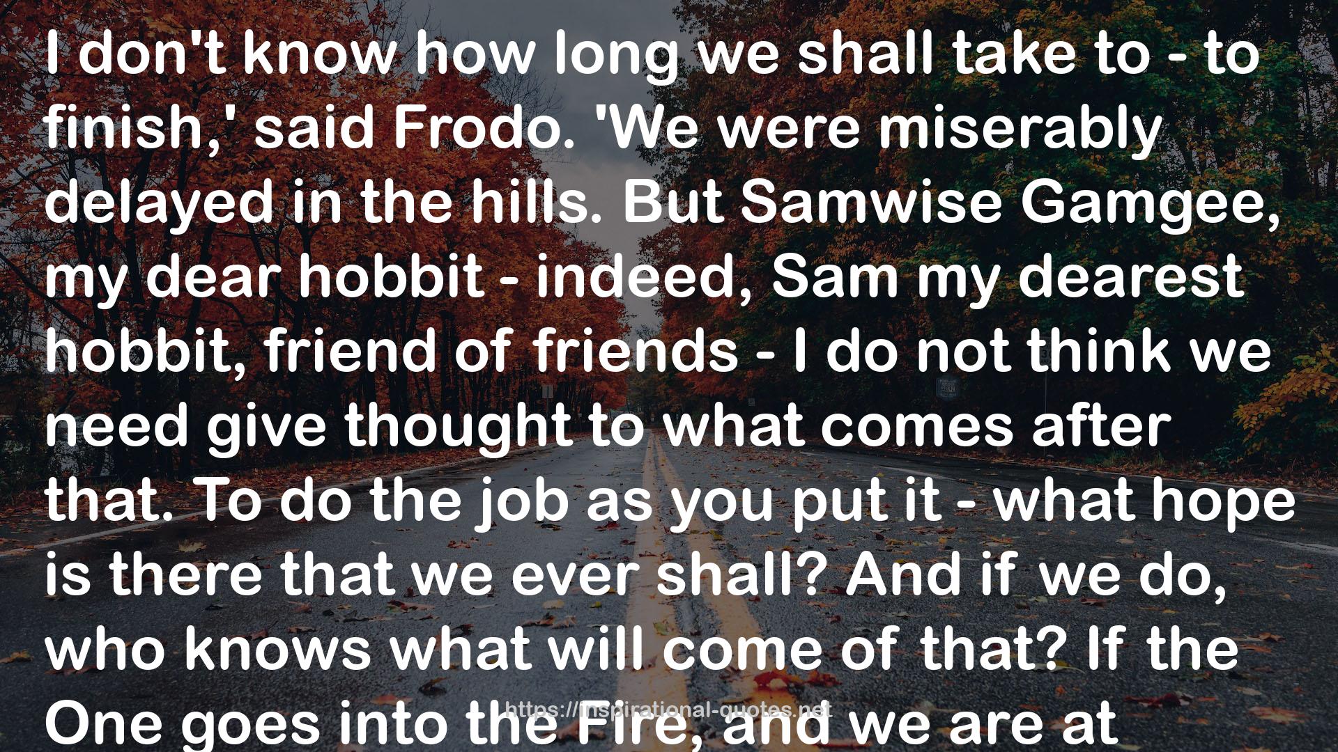 The Two Towers (The Lord of the Rings, #2) QUOTES