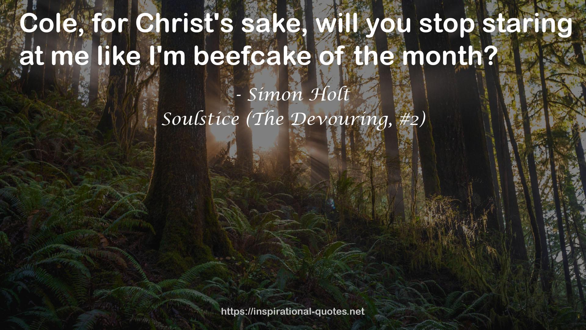 Soulstice (The Devouring, #2) QUOTES