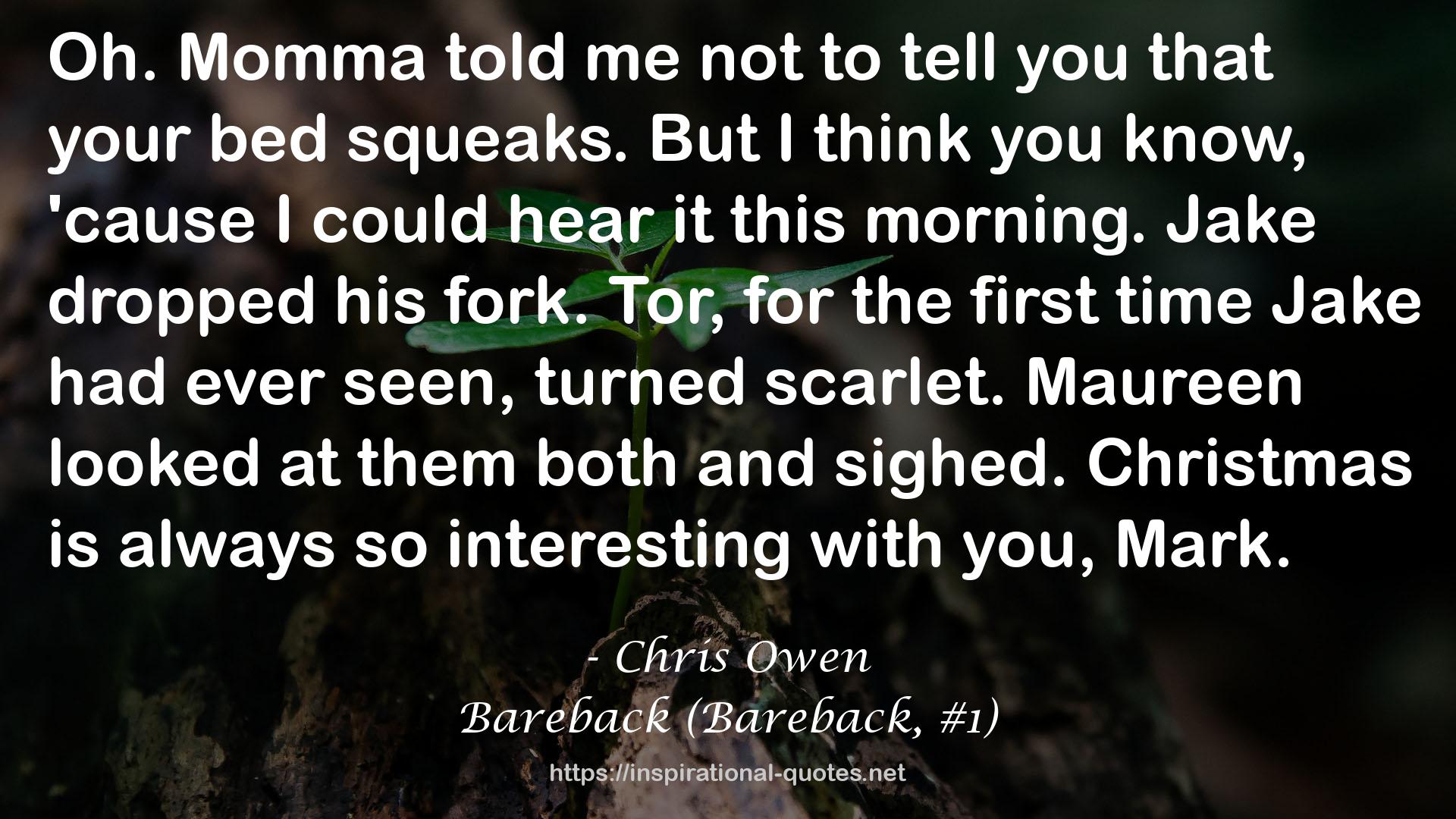 Bareback (Bareback, #1) QUOTES