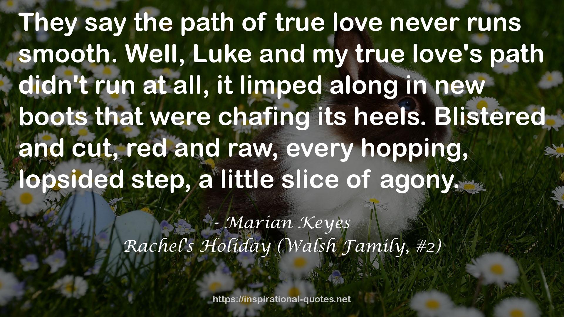 Rachel's Holiday (Walsh Family, #2) QUOTES