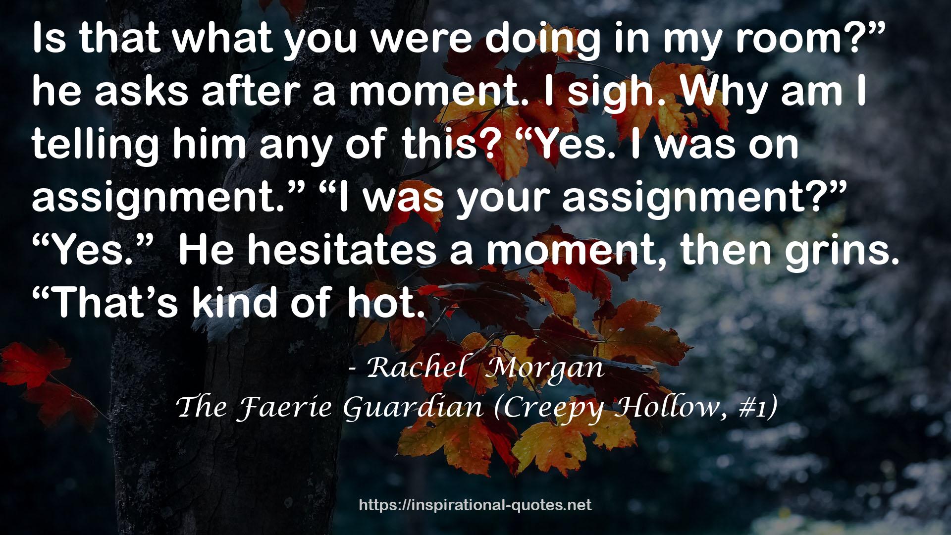The Faerie Guardian (Creepy Hollow, #1) QUOTES