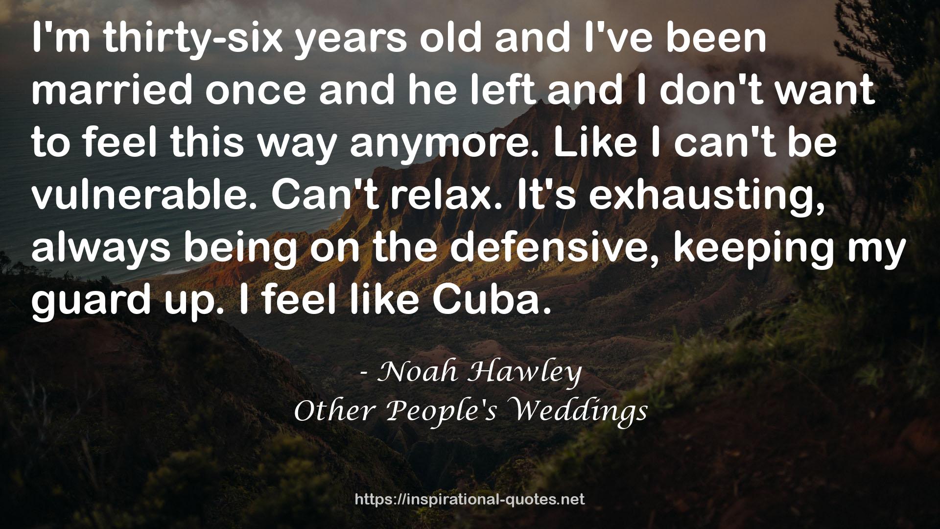 Other People's Weddings QUOTES