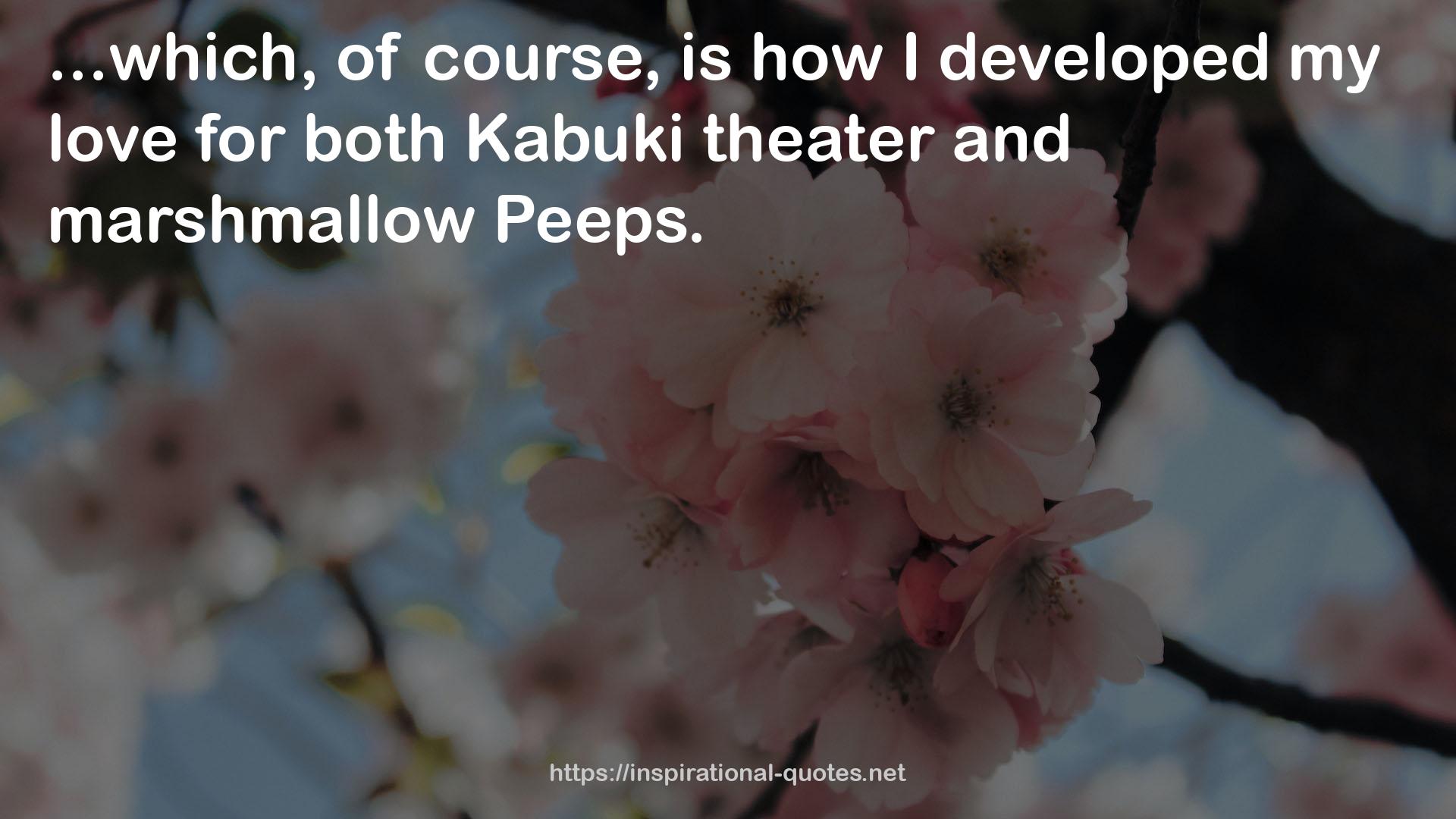 Kabuki  QUOTES