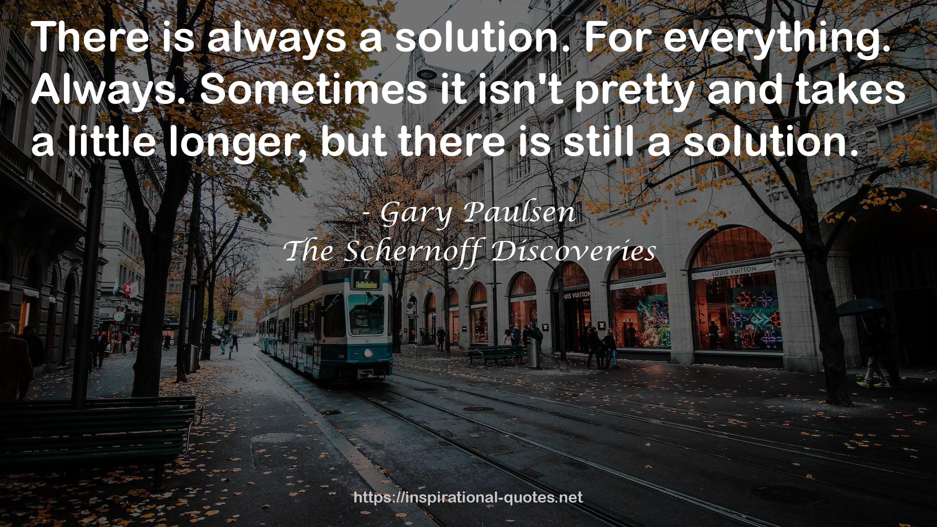 The Schernoff Discoveries QUOTES