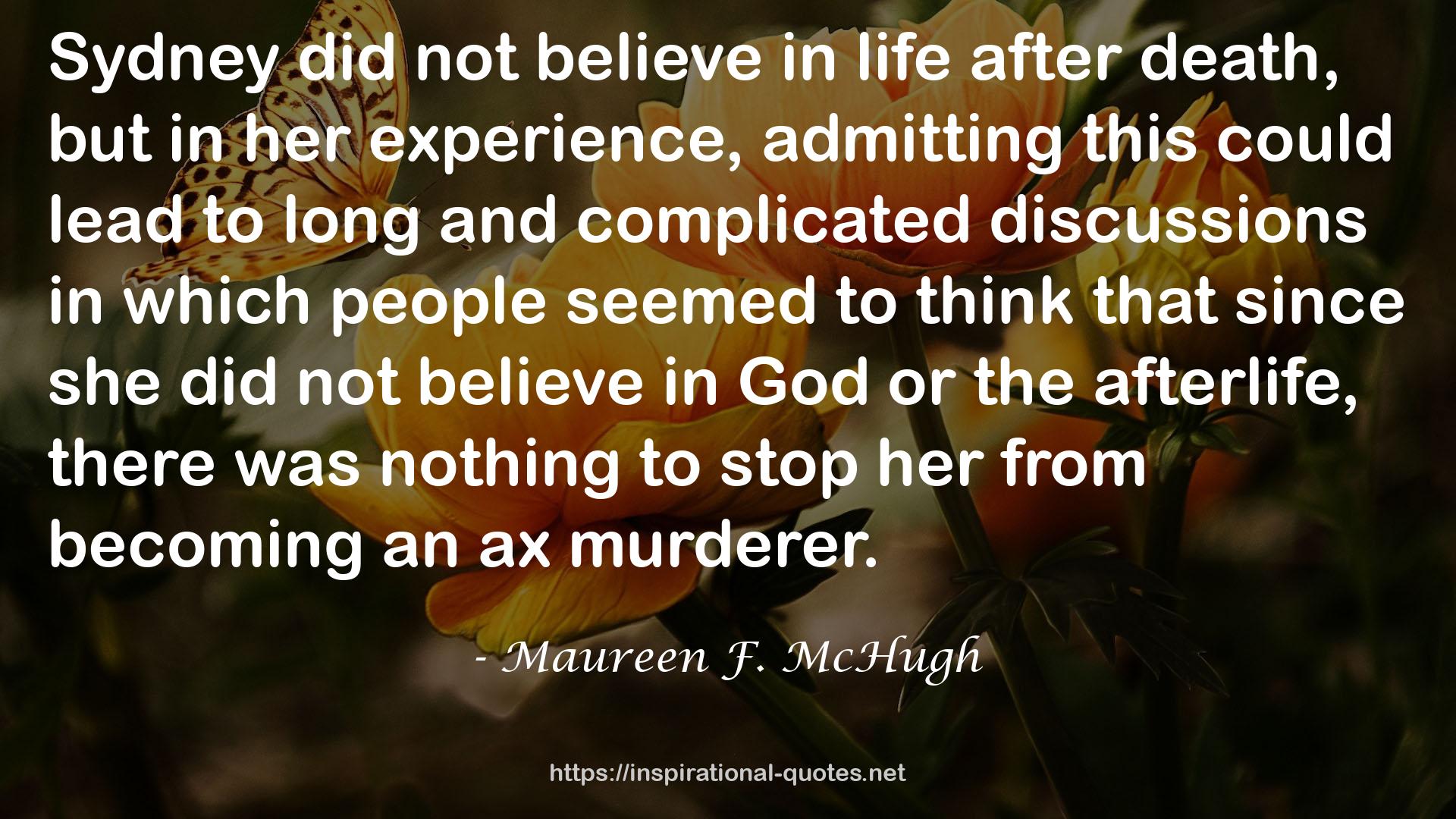 Maureen F. McHugh QUOTES