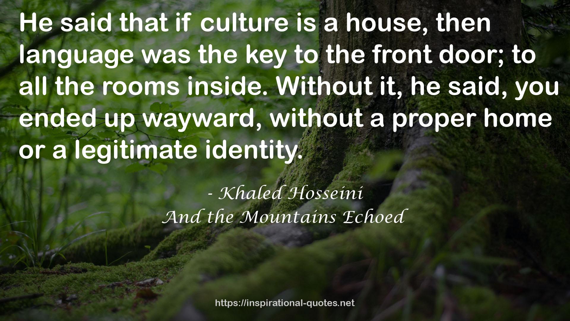 Khaled Hosseini QUOTES