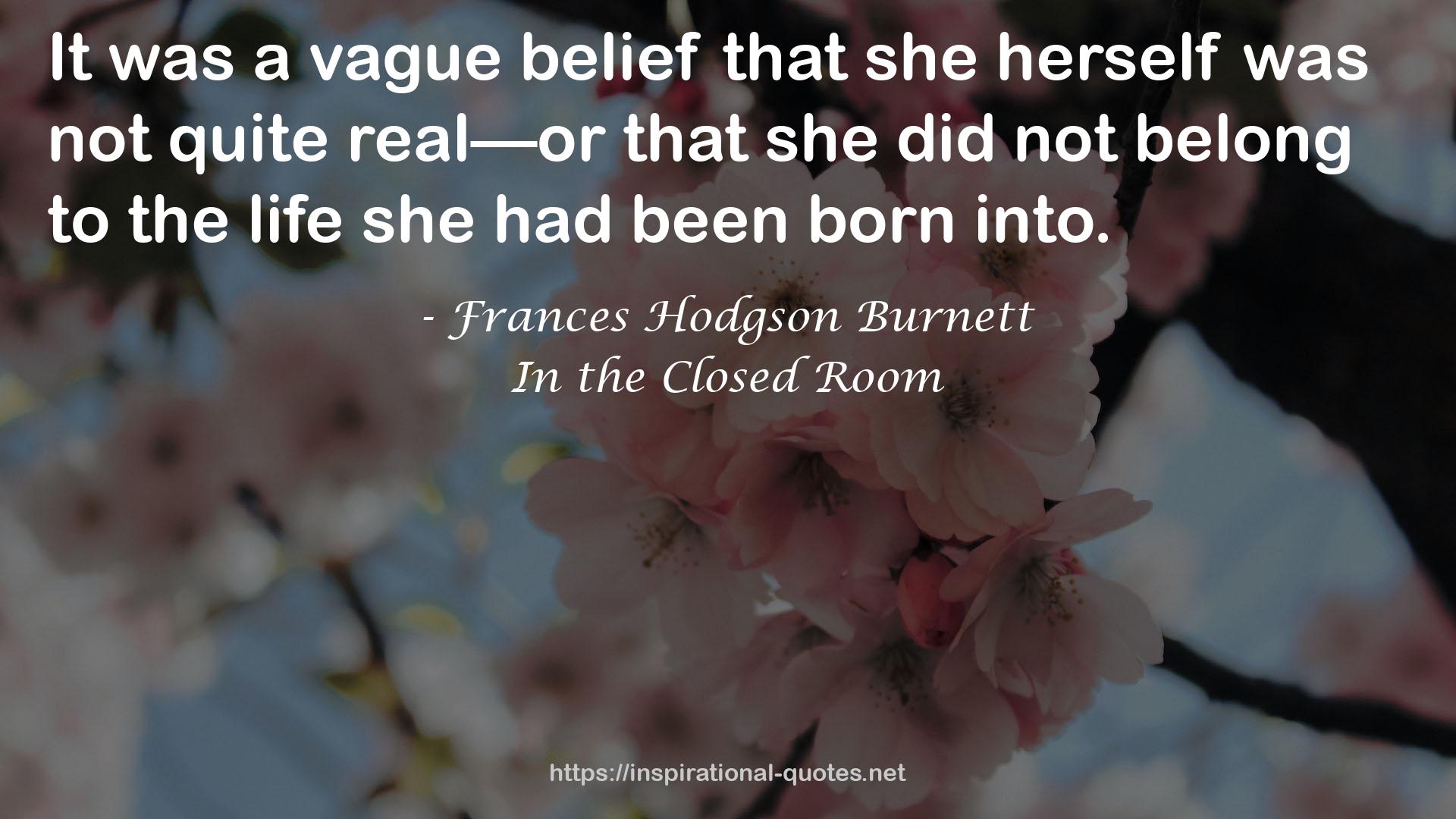 In the Closed Room QUOTES