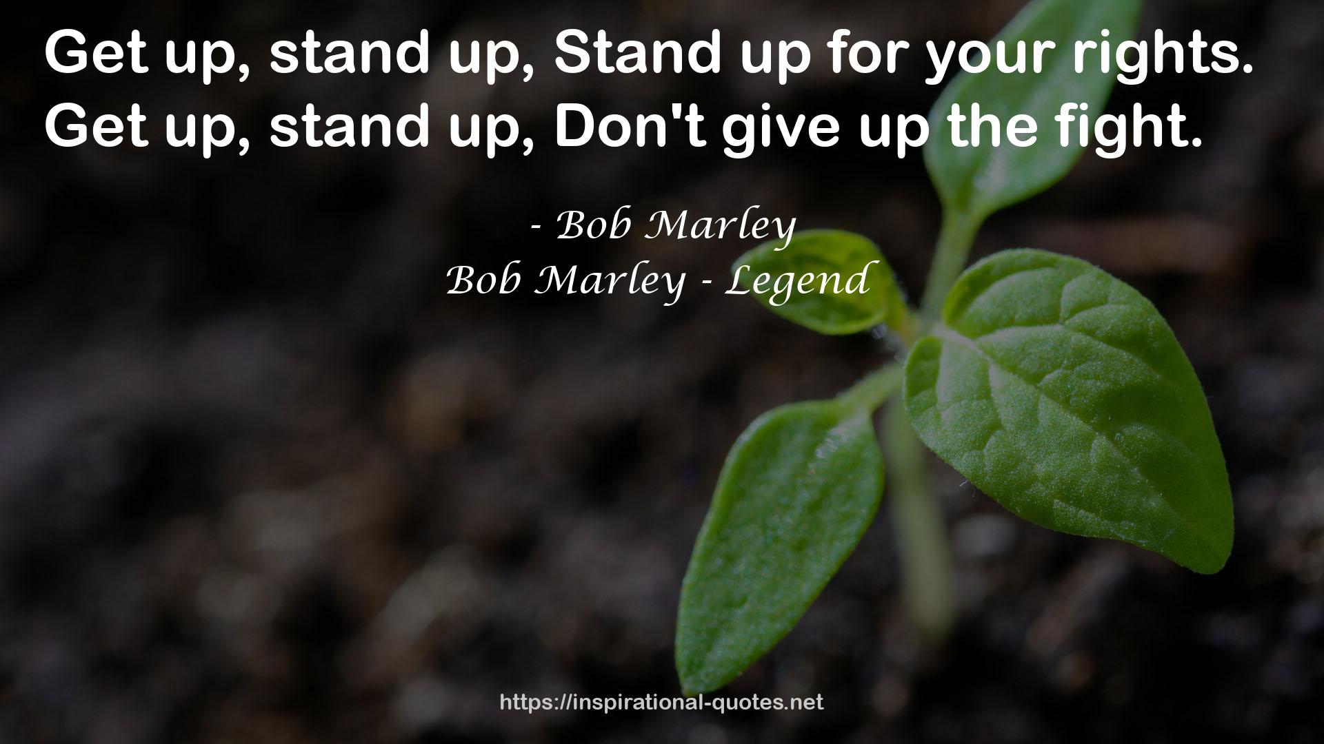 Bob Marley - Legend QUOTES