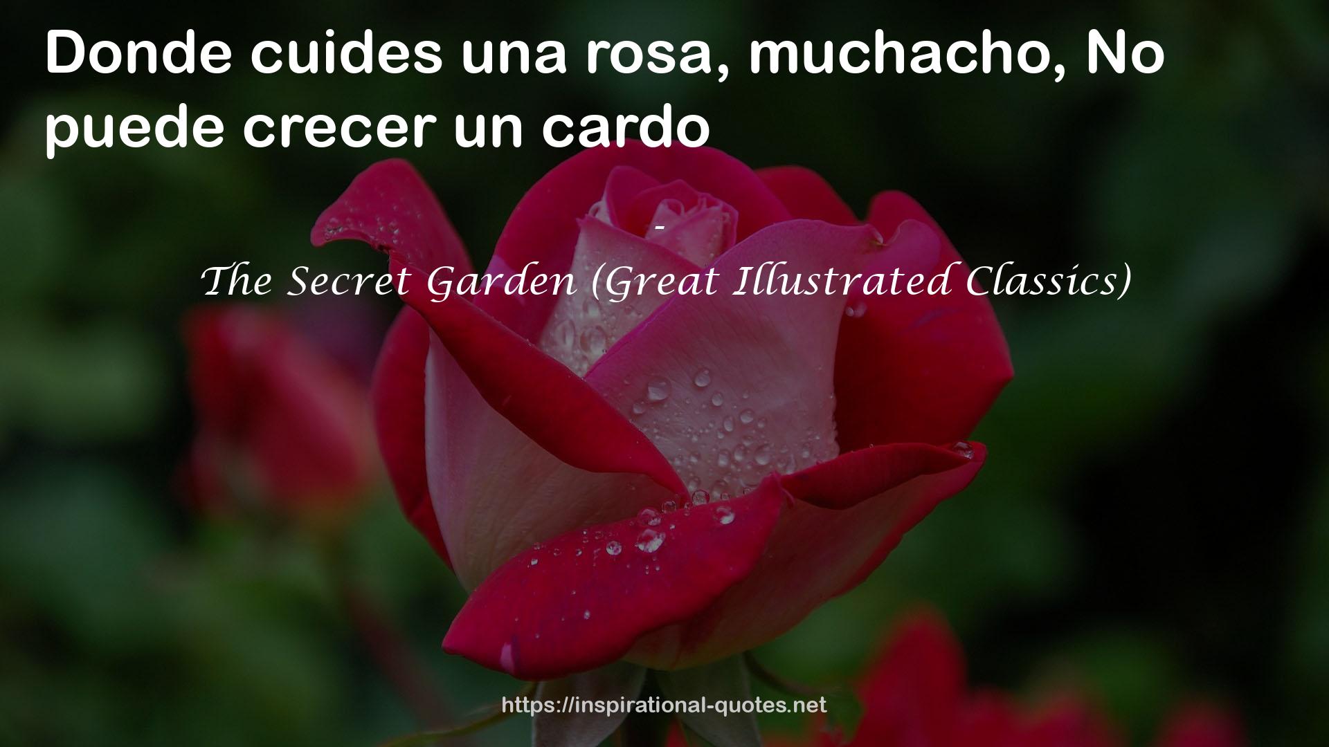 The Secret Garden (Great Illustrated Classics) QUOTES