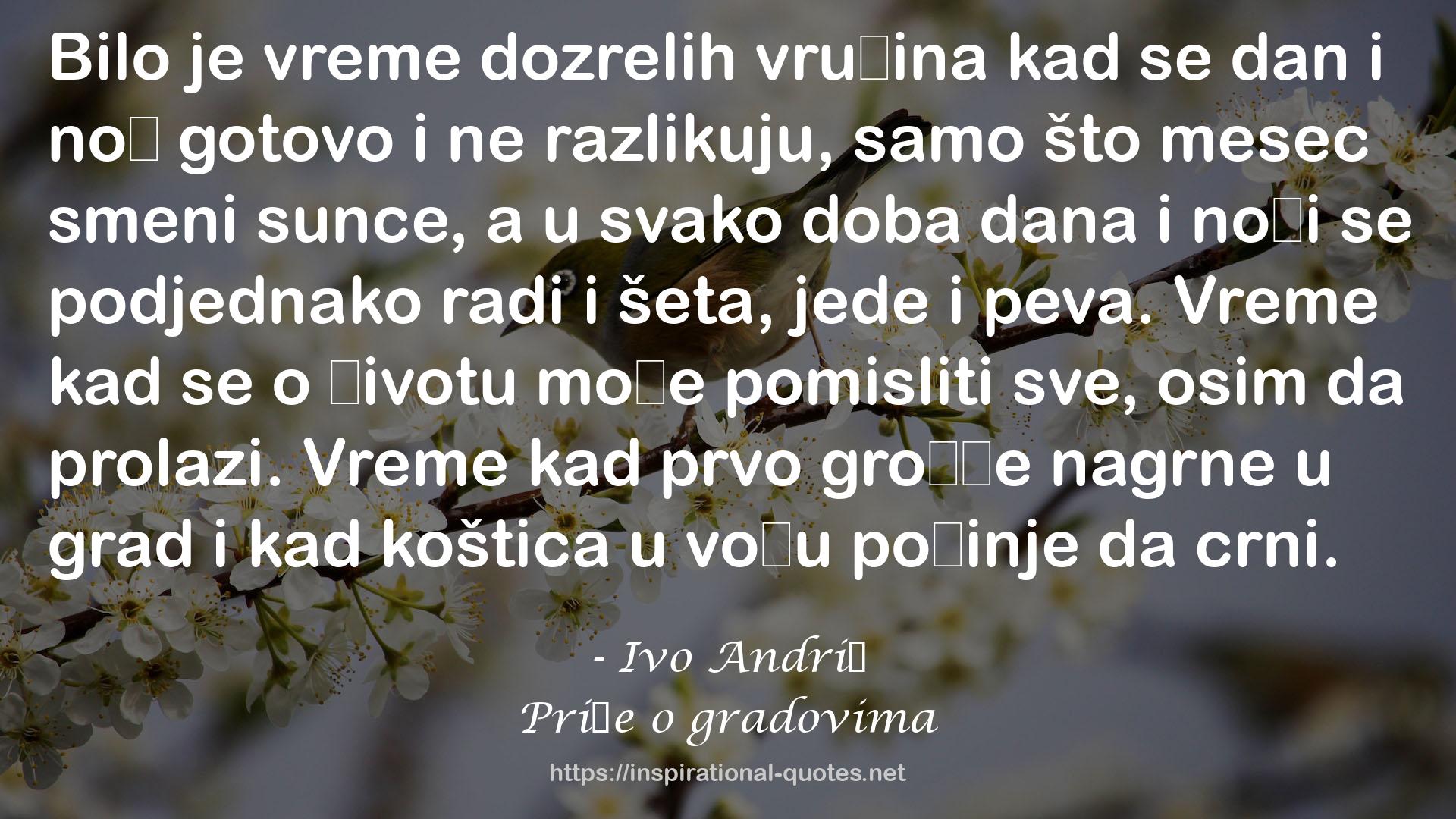 Priče o gradovima QUOTES