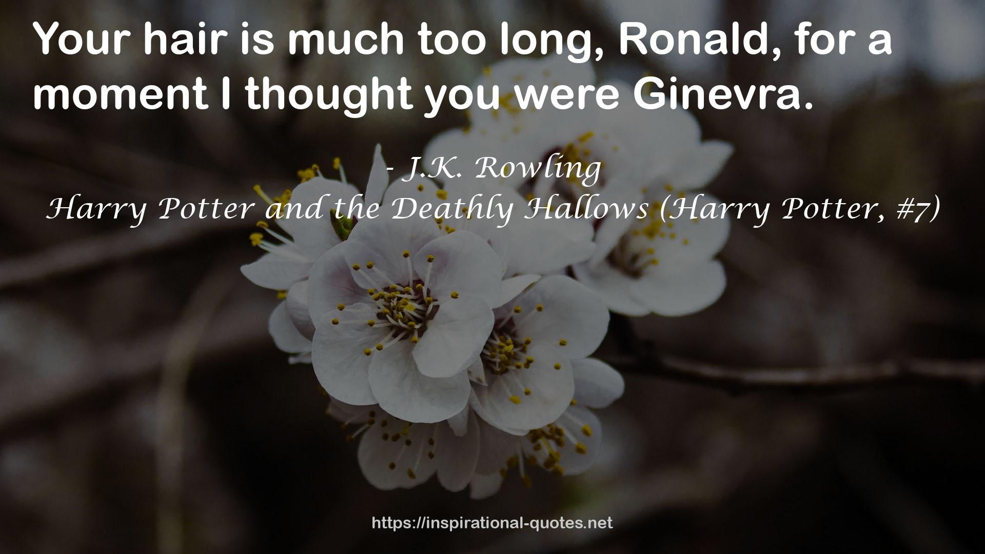 Harry Potter and the Deathly Hallows (Harry Potter, #7) QUOTES