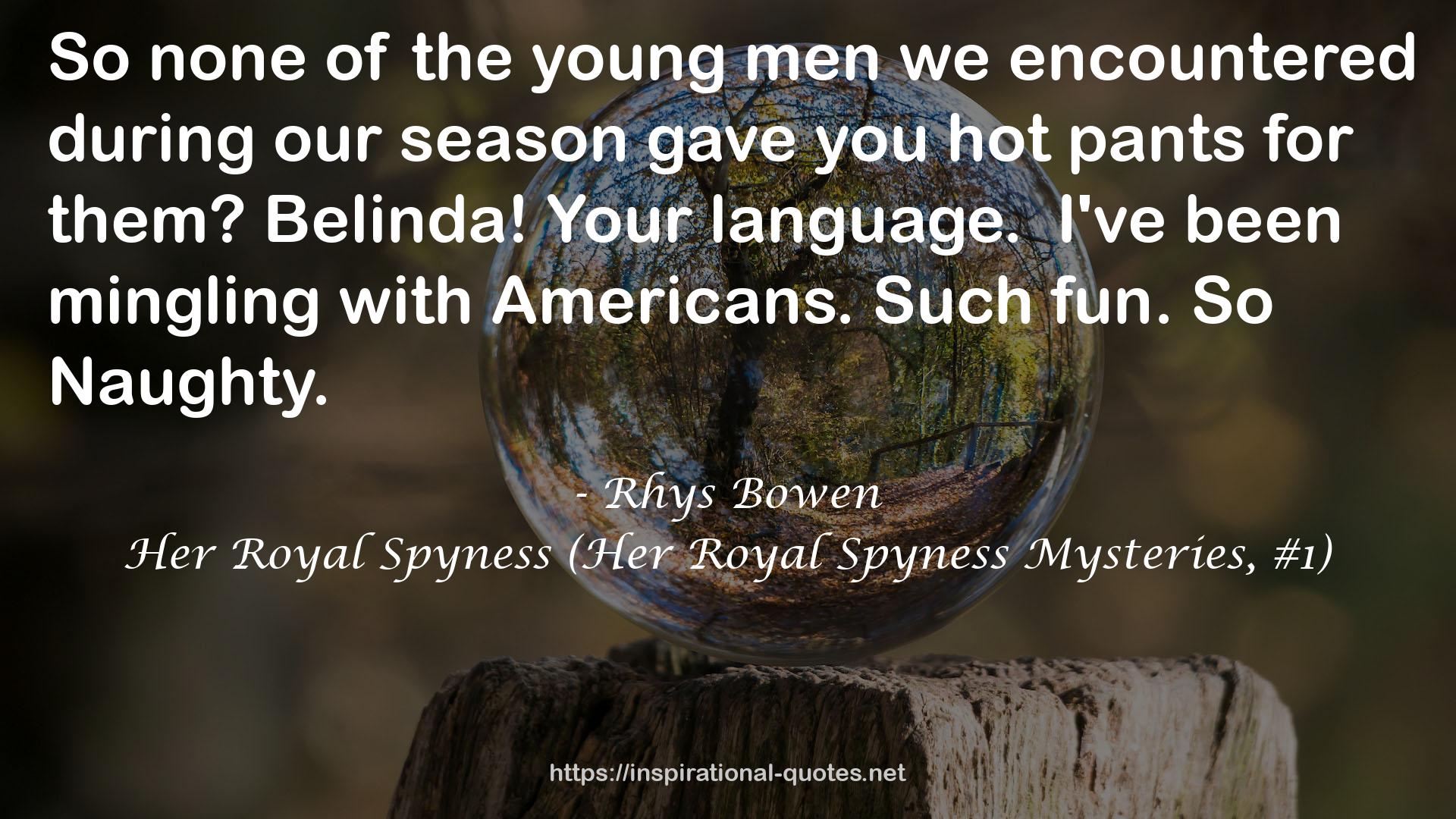 Rhys Bowen QUOTES