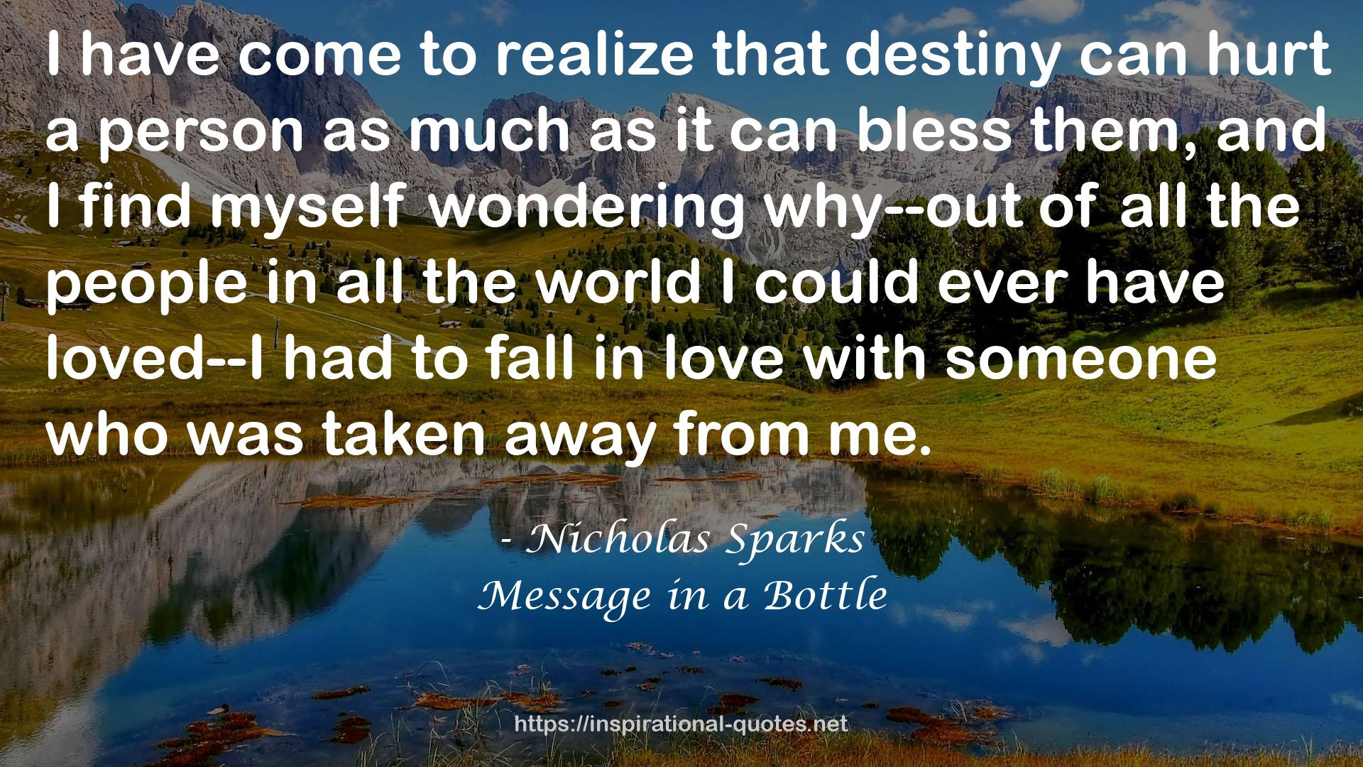 Message in a Bottle QUOTES