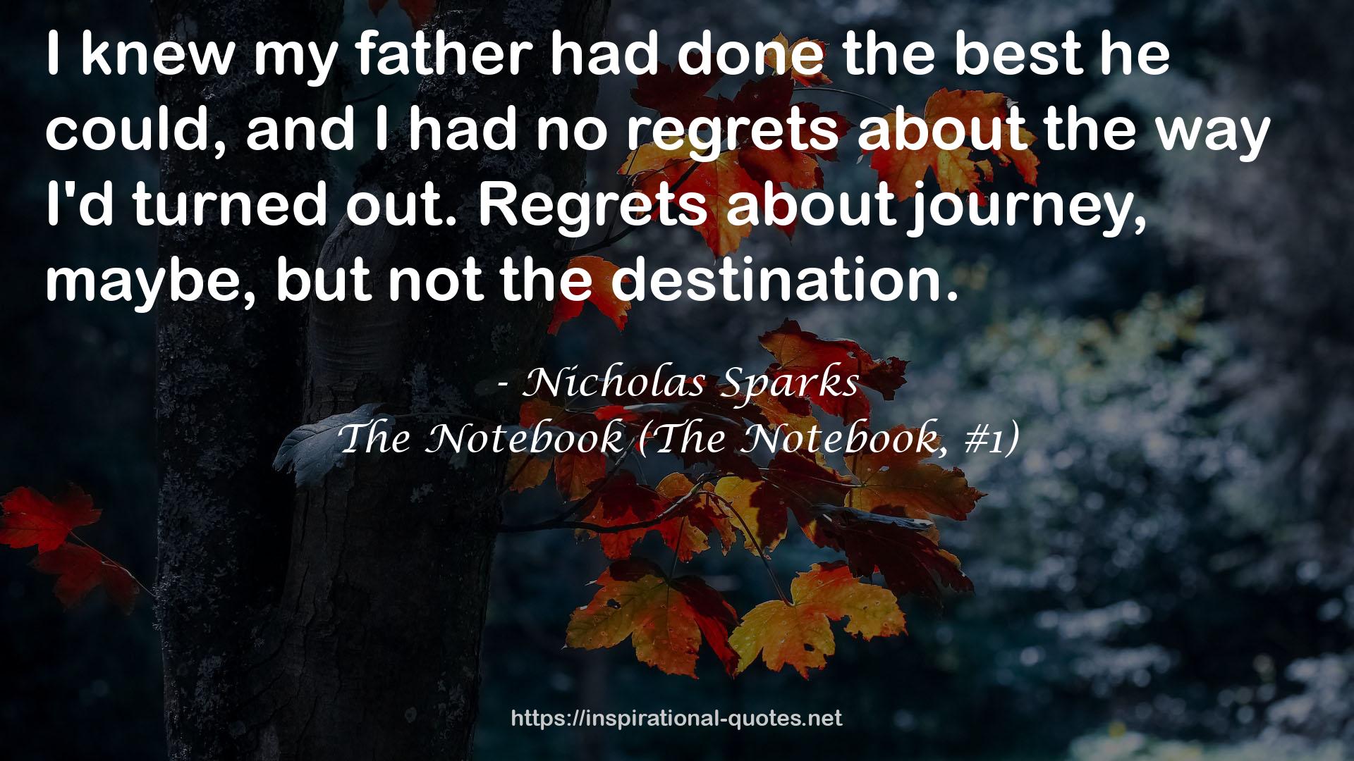 The Notebook (The Notebook, #1) QUOTES