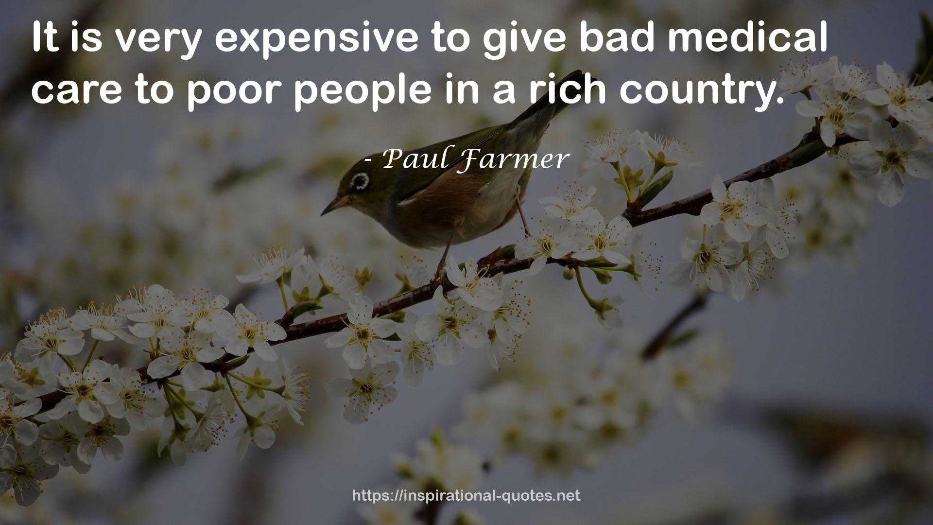 Paul Farmer QUOTES