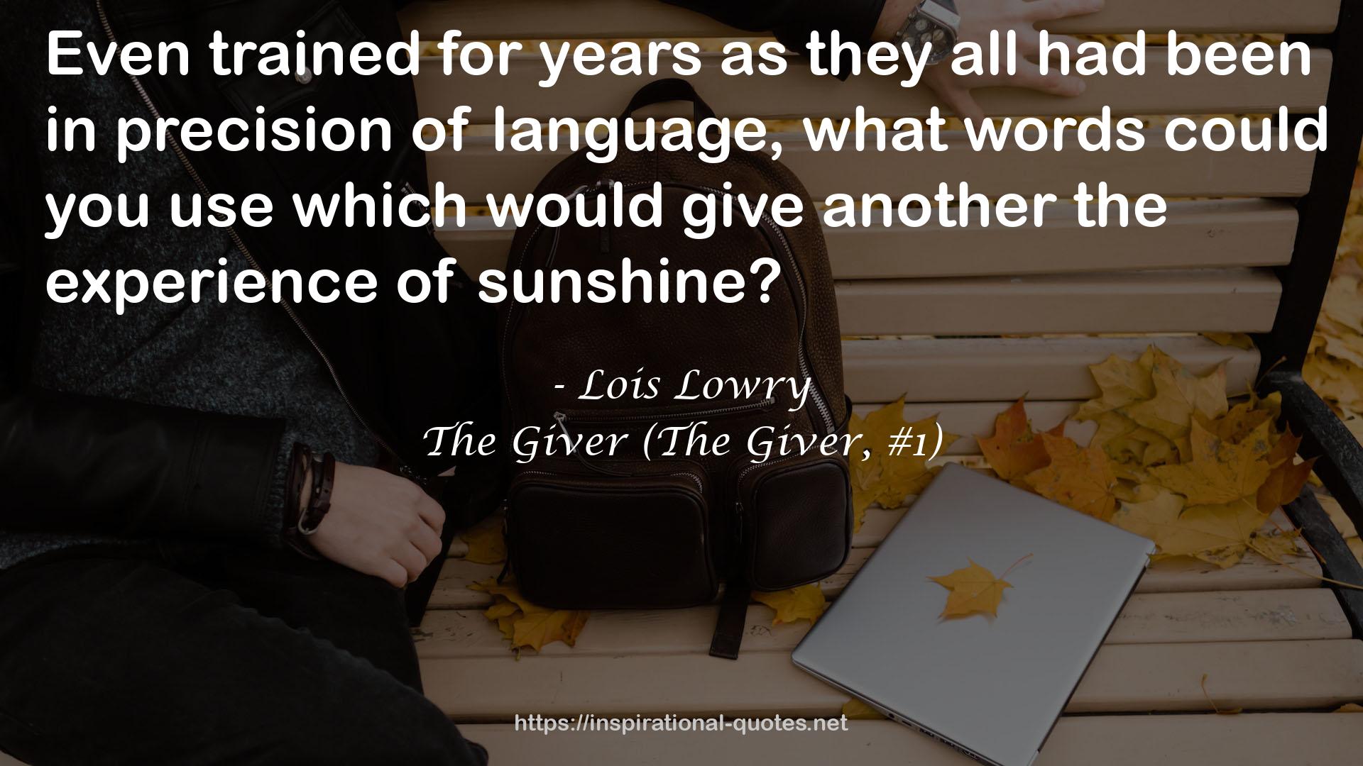 The Giver (The Giver, #1) QUOTES