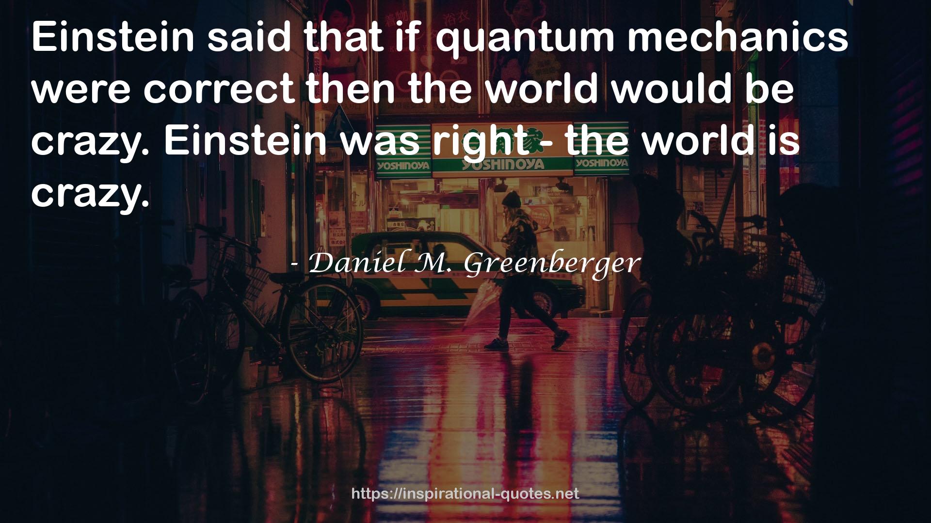 Daniel M. Greenberger QUOTES