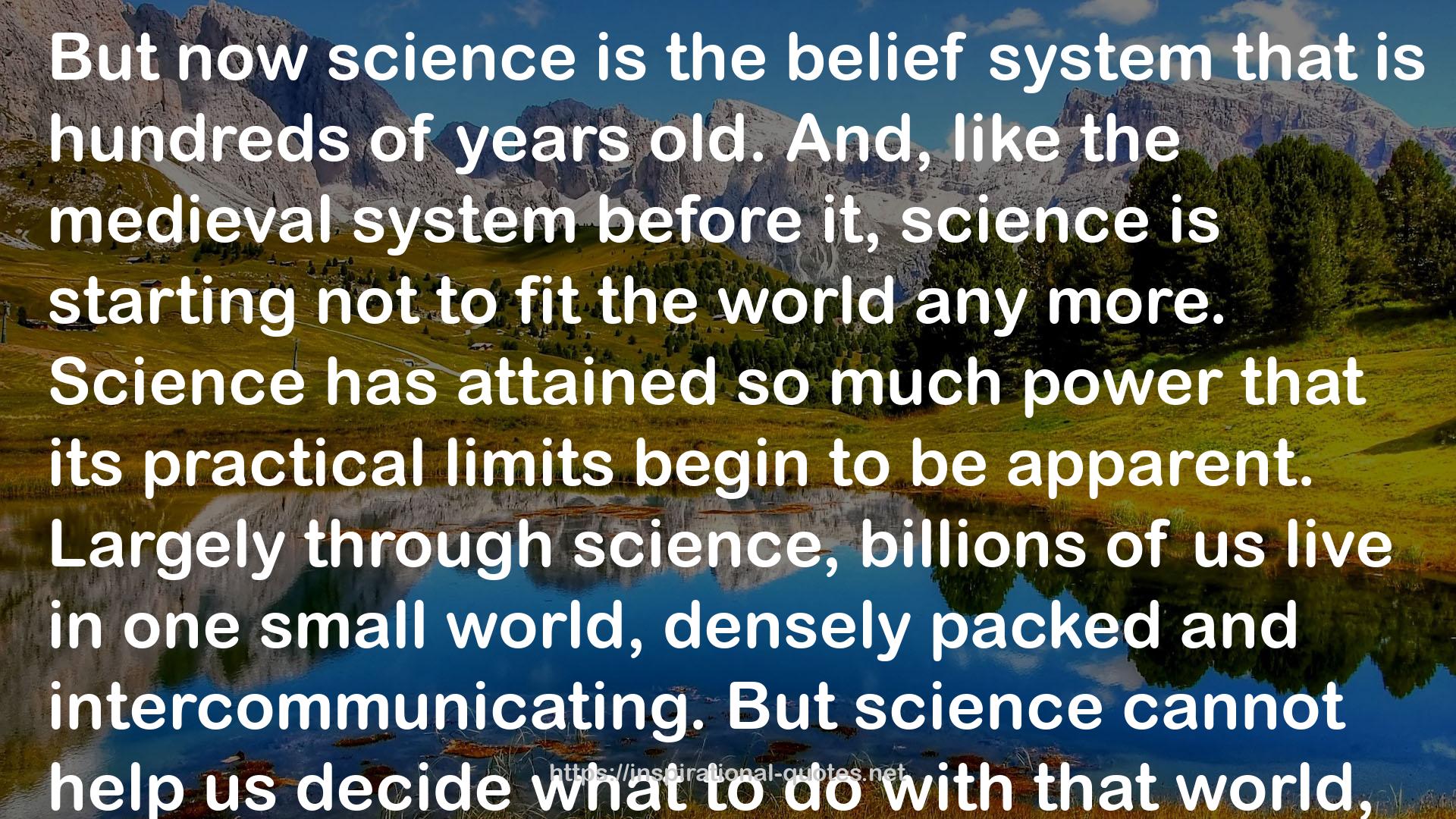 the belief system  QUOTES