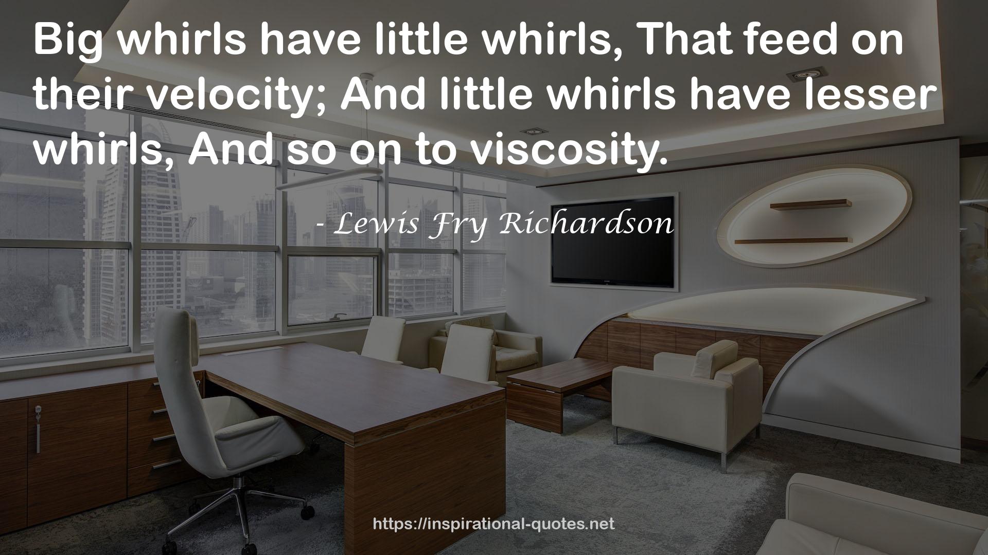 Lewis Fry Richardson QUOTES