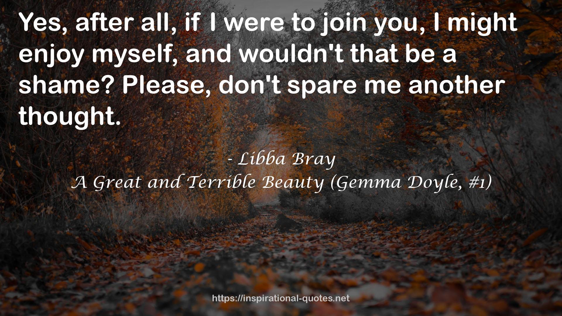 A Great and Terrible Beauty (Gemma Doyle, #1) QUOTES