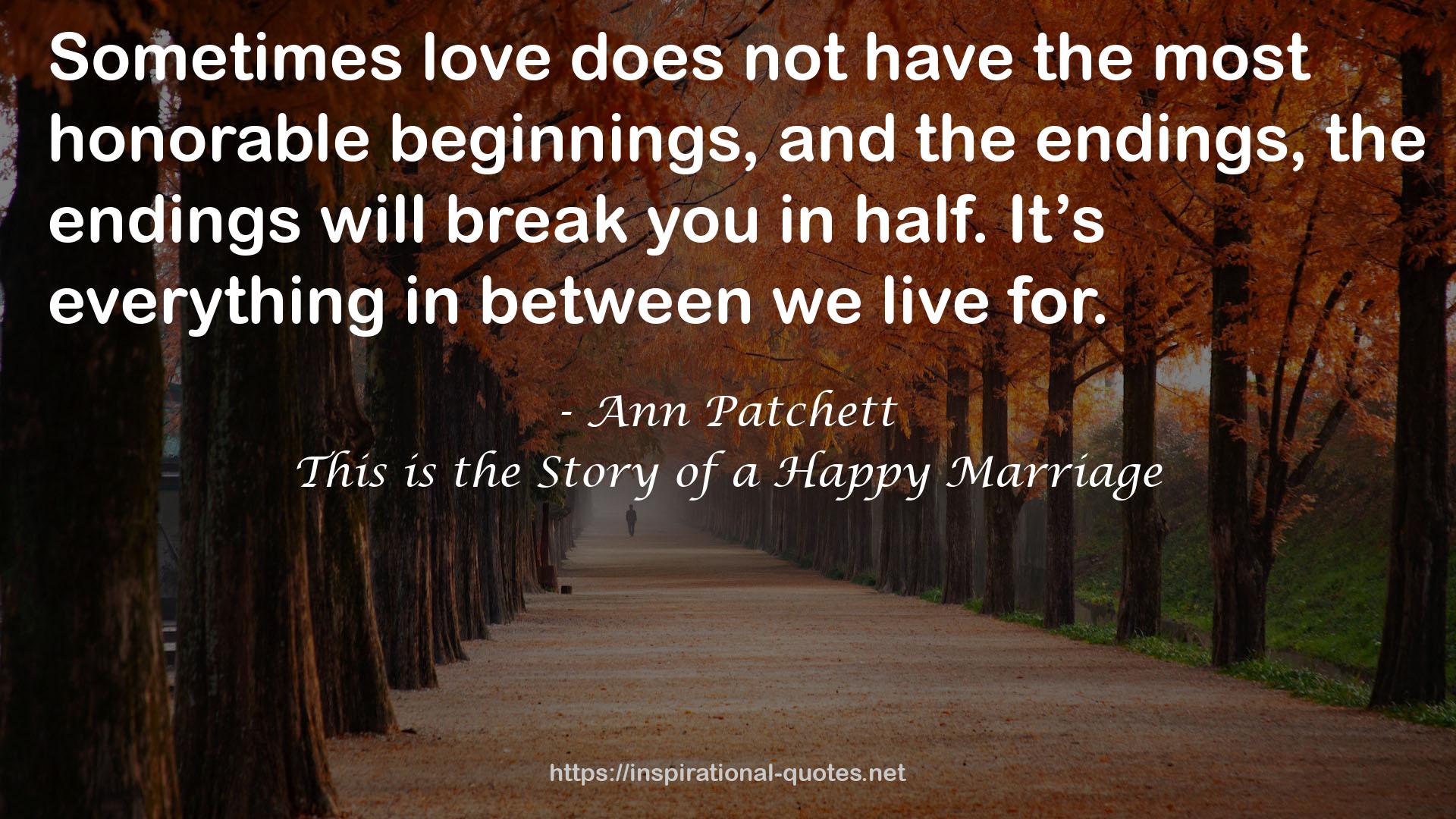 Ann Patchett QUOTES