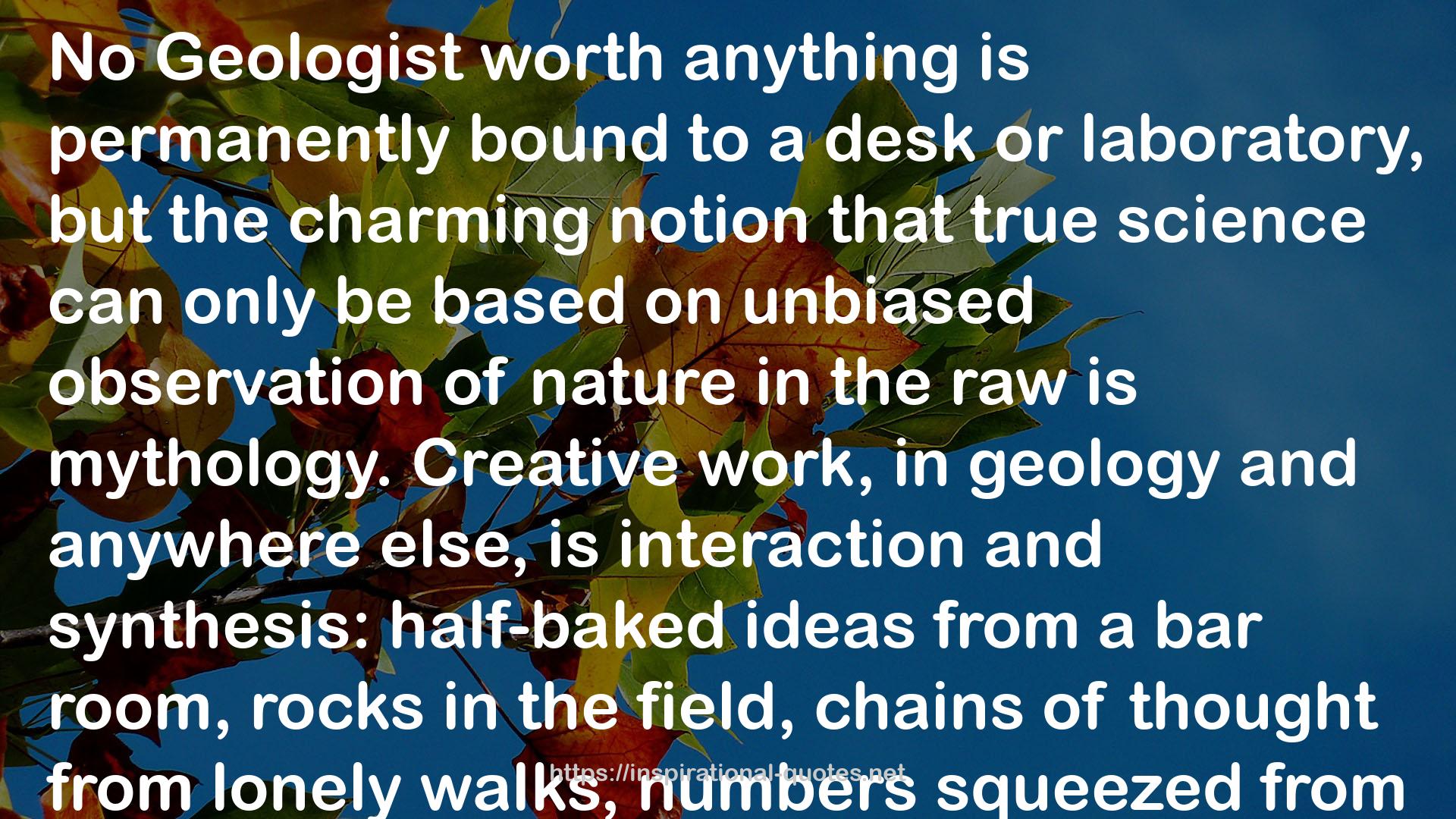 Geologist  QUOTES