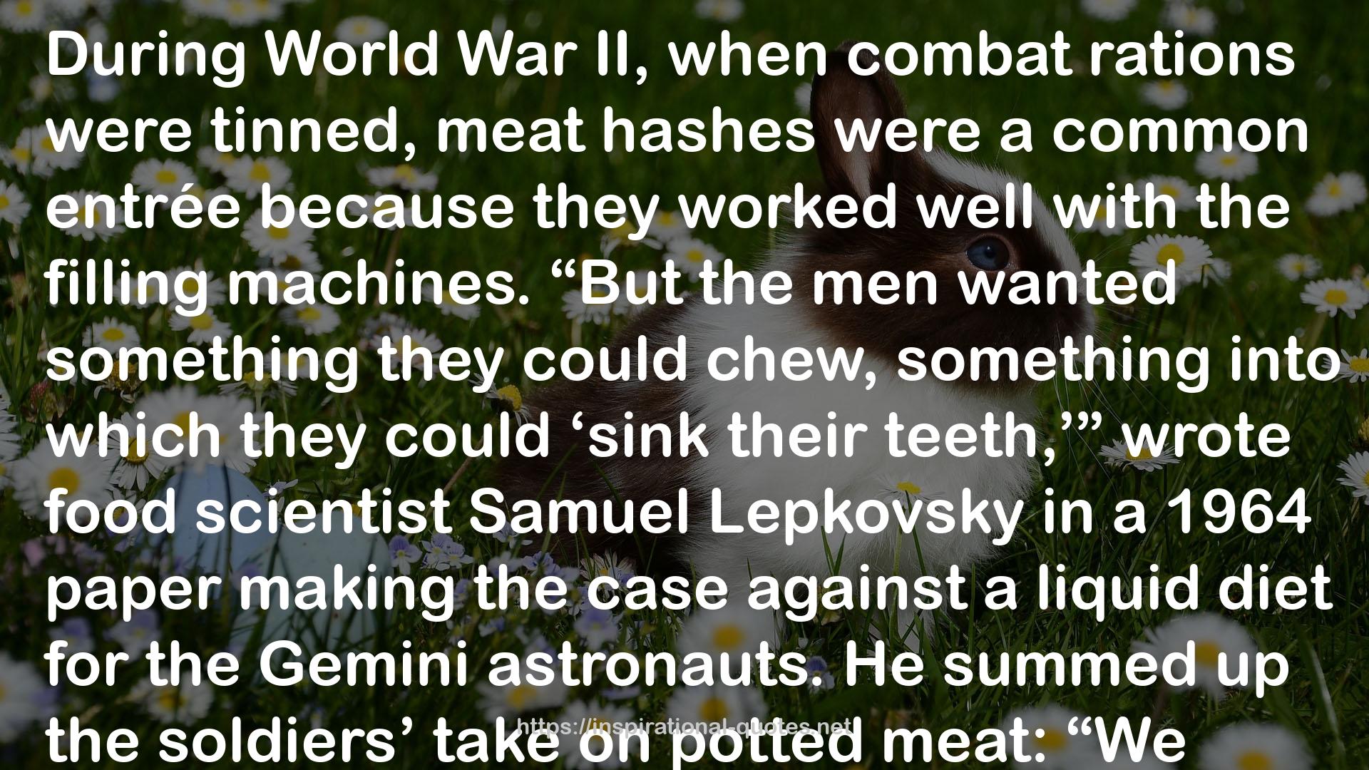 Samuel Lepkovsky  QUOTES