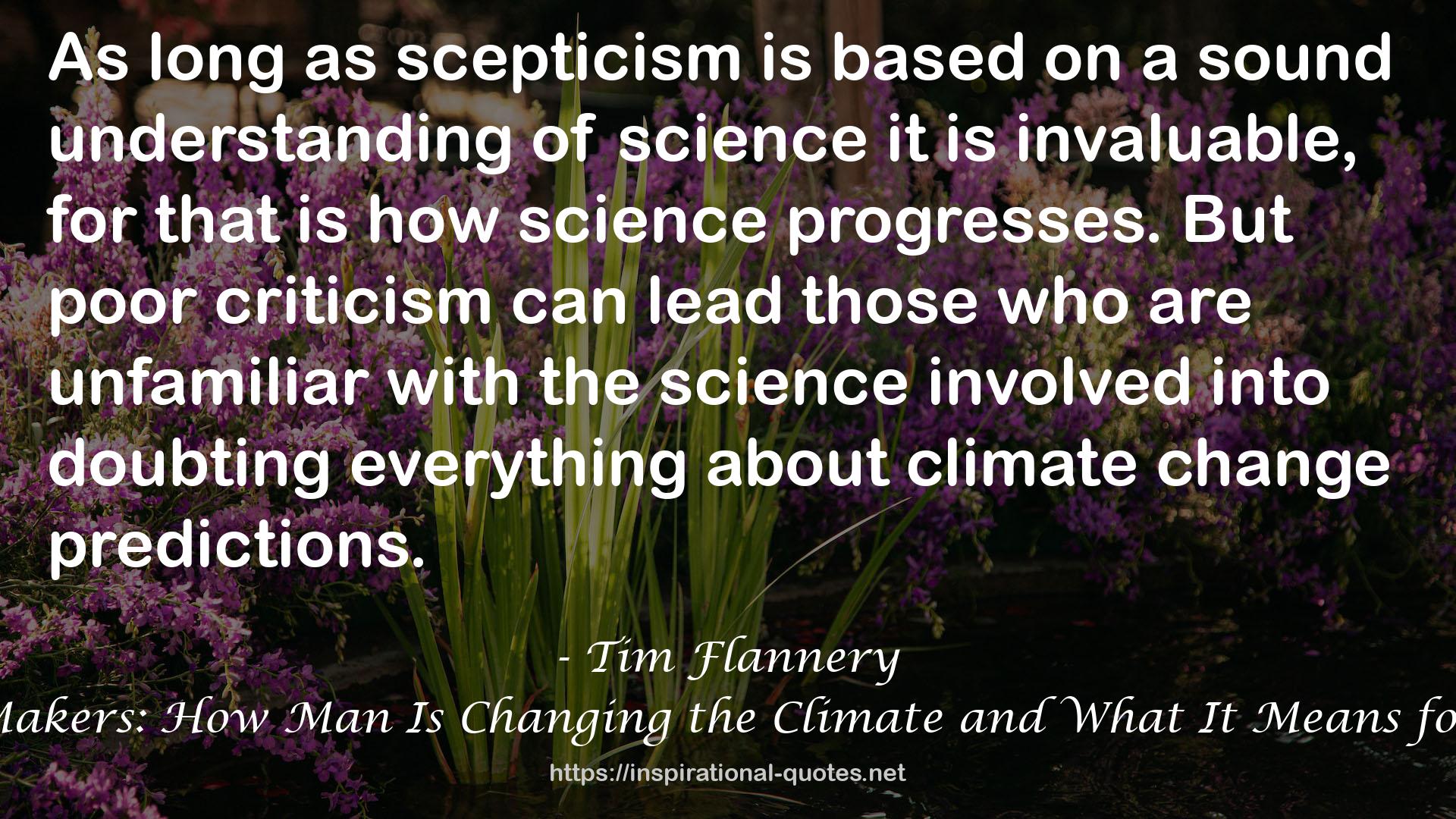 Tim Flannery QUOTES