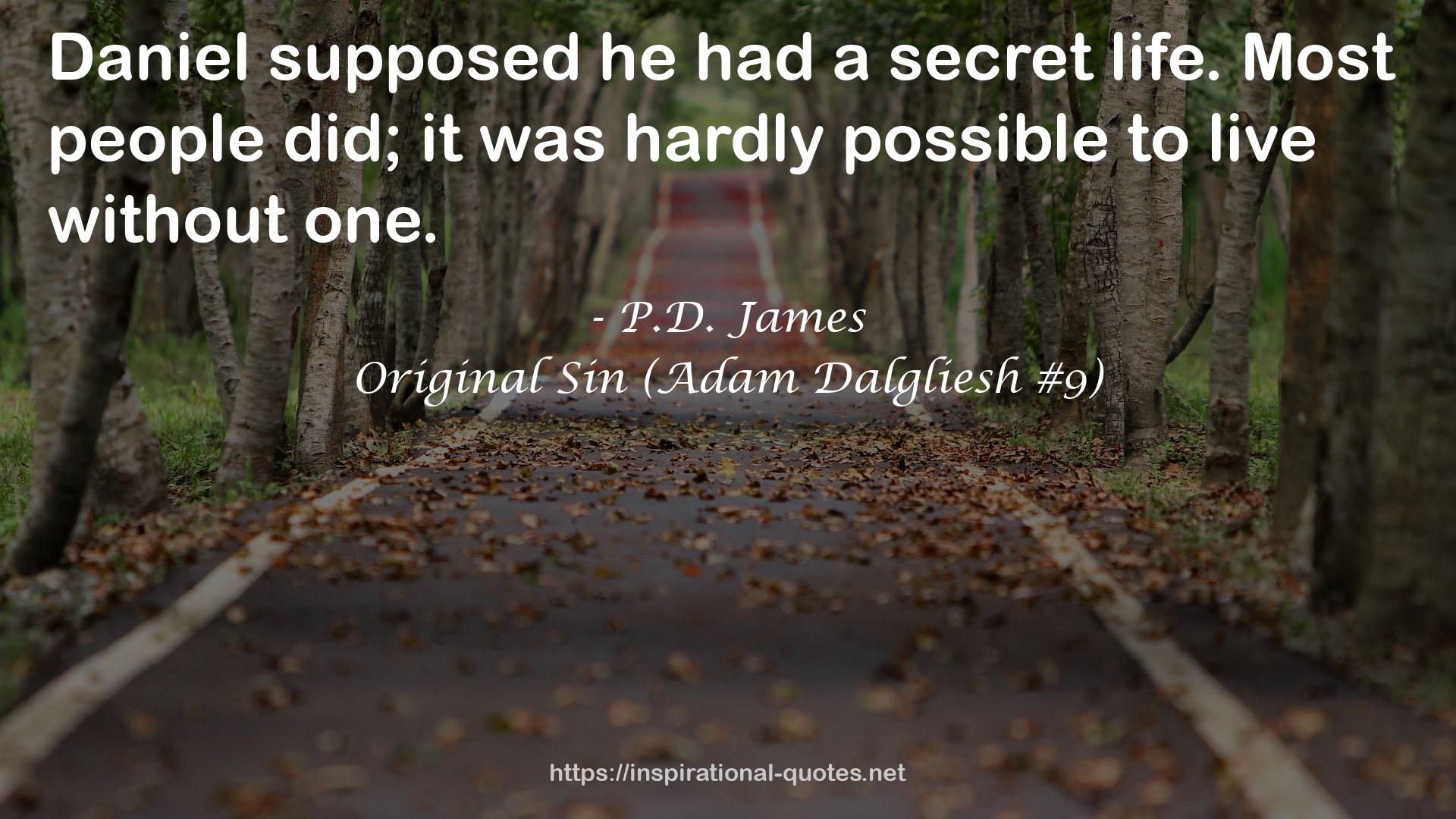 Original Sin (Adam Dalgliesh #9) QUOTES