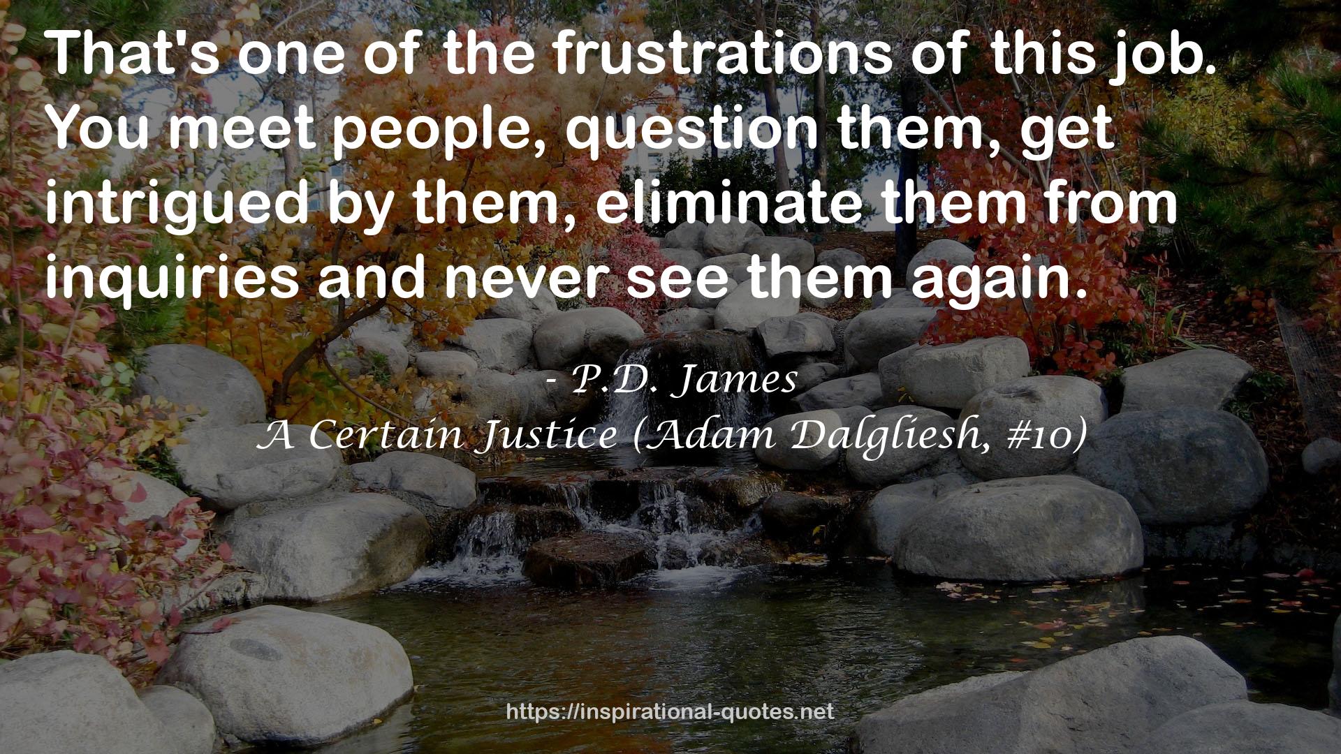 P.D. James QUOTES