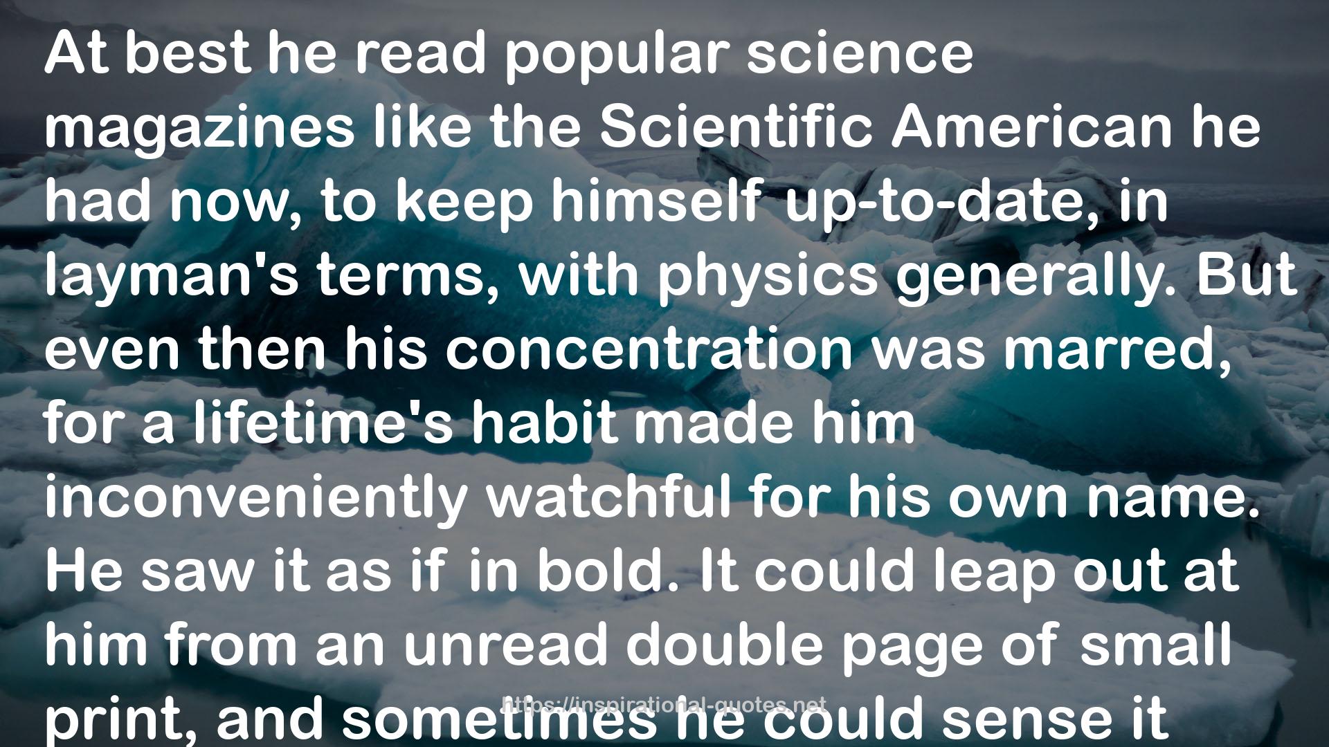 the Scientific American  QUOTES