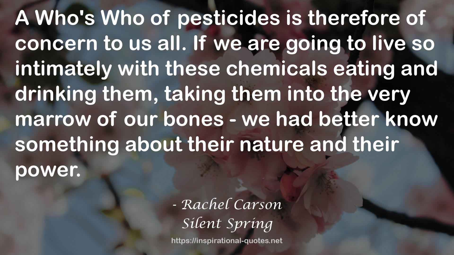 pesticides  QUOTES